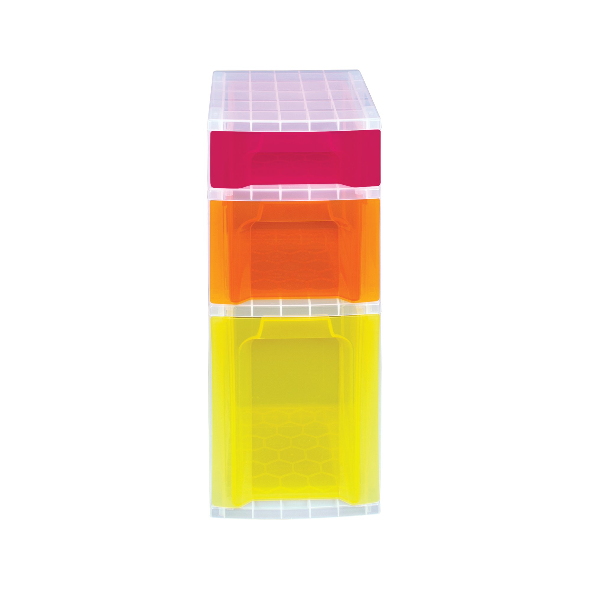 SLIM 3DRW STORAGE TOWER CLR/AST