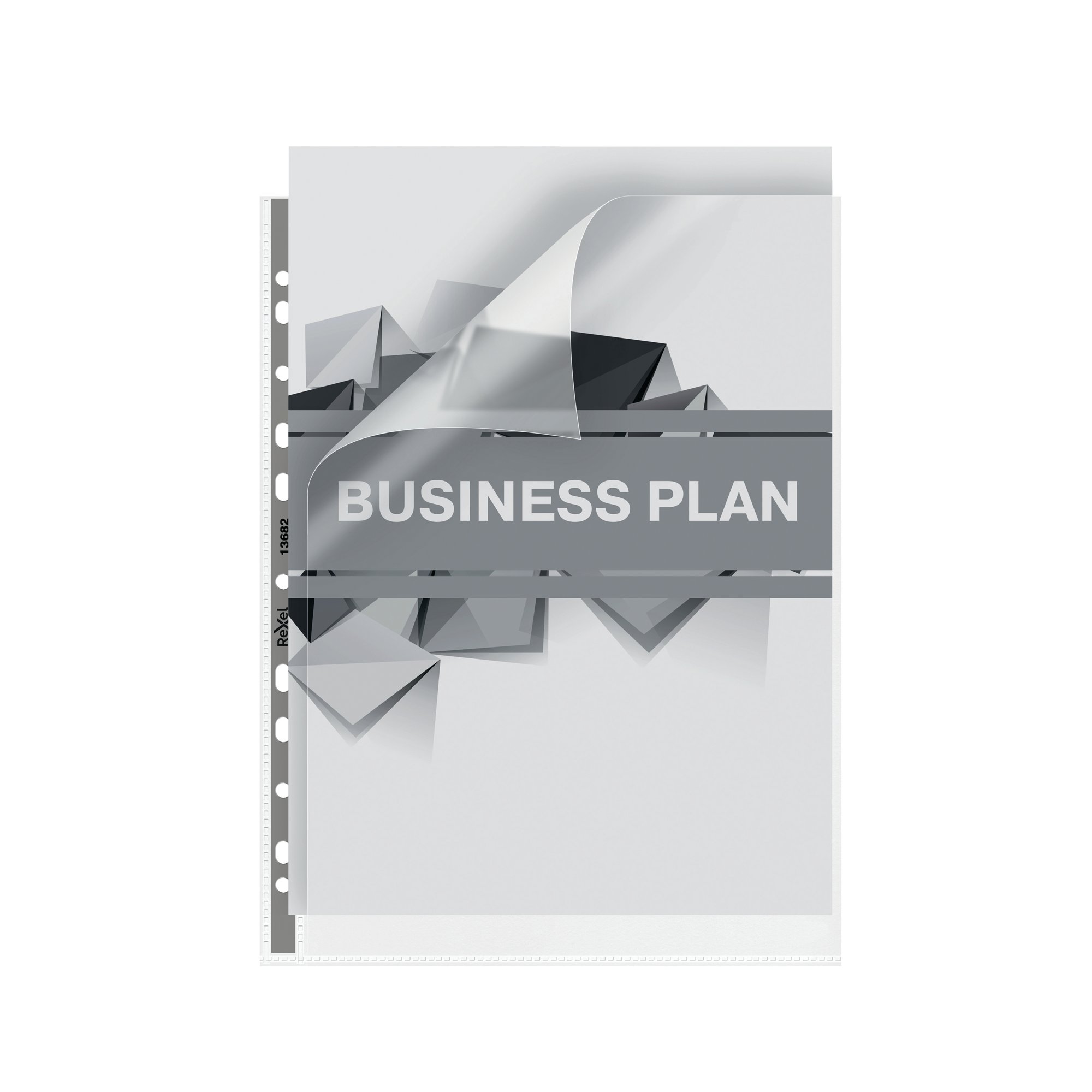 REXEL NYREX A4 POCKET GRY T/S PK25