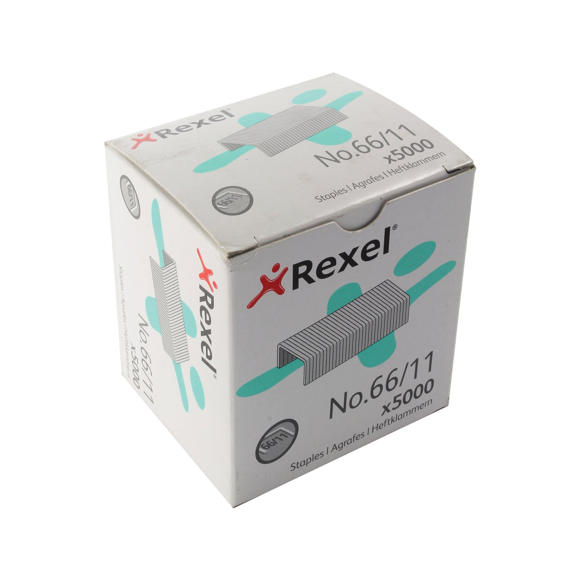 REXEL NO66 STAPLES METAL 11MM PK5000