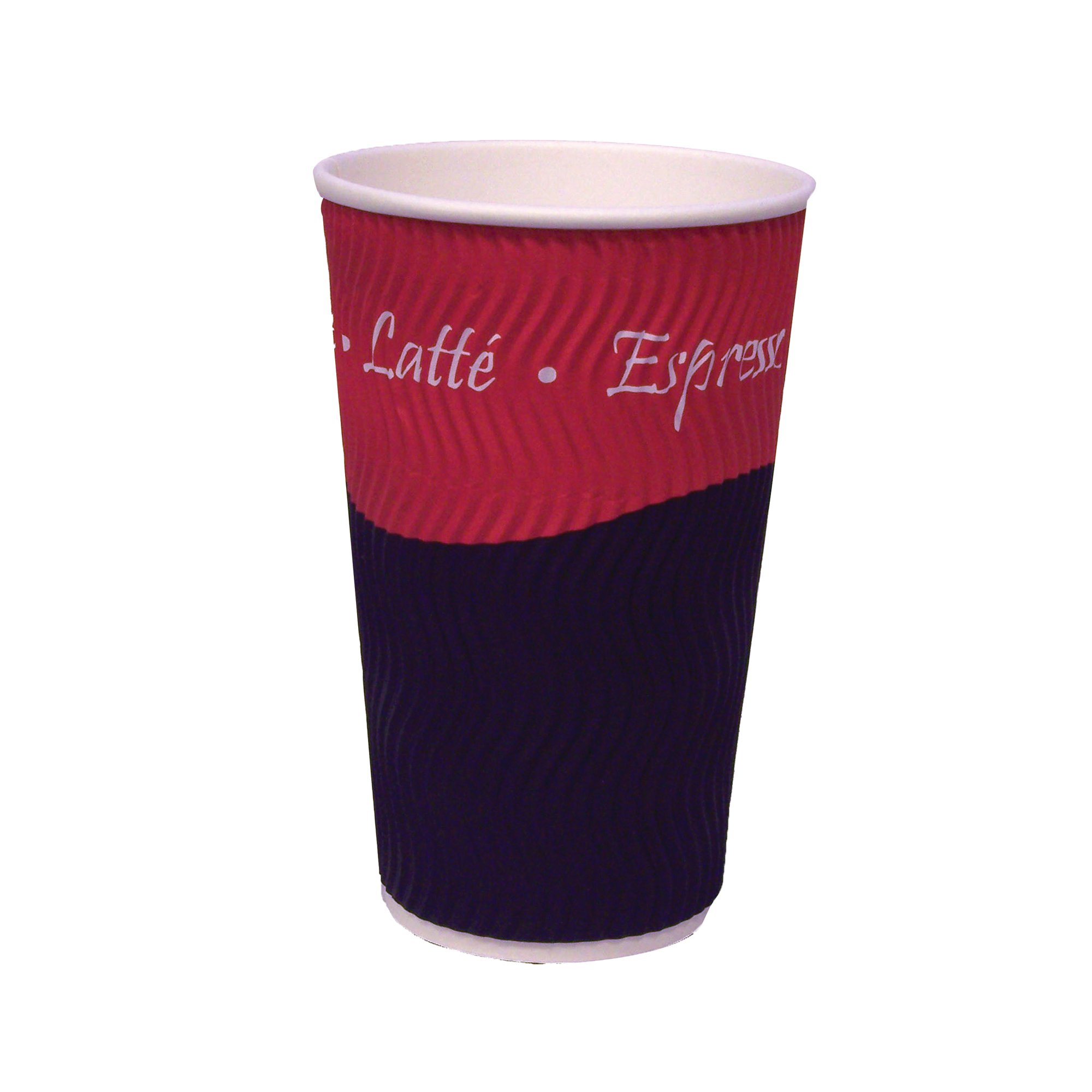 25CL RIPPLED WALL HOT CUPS PK25