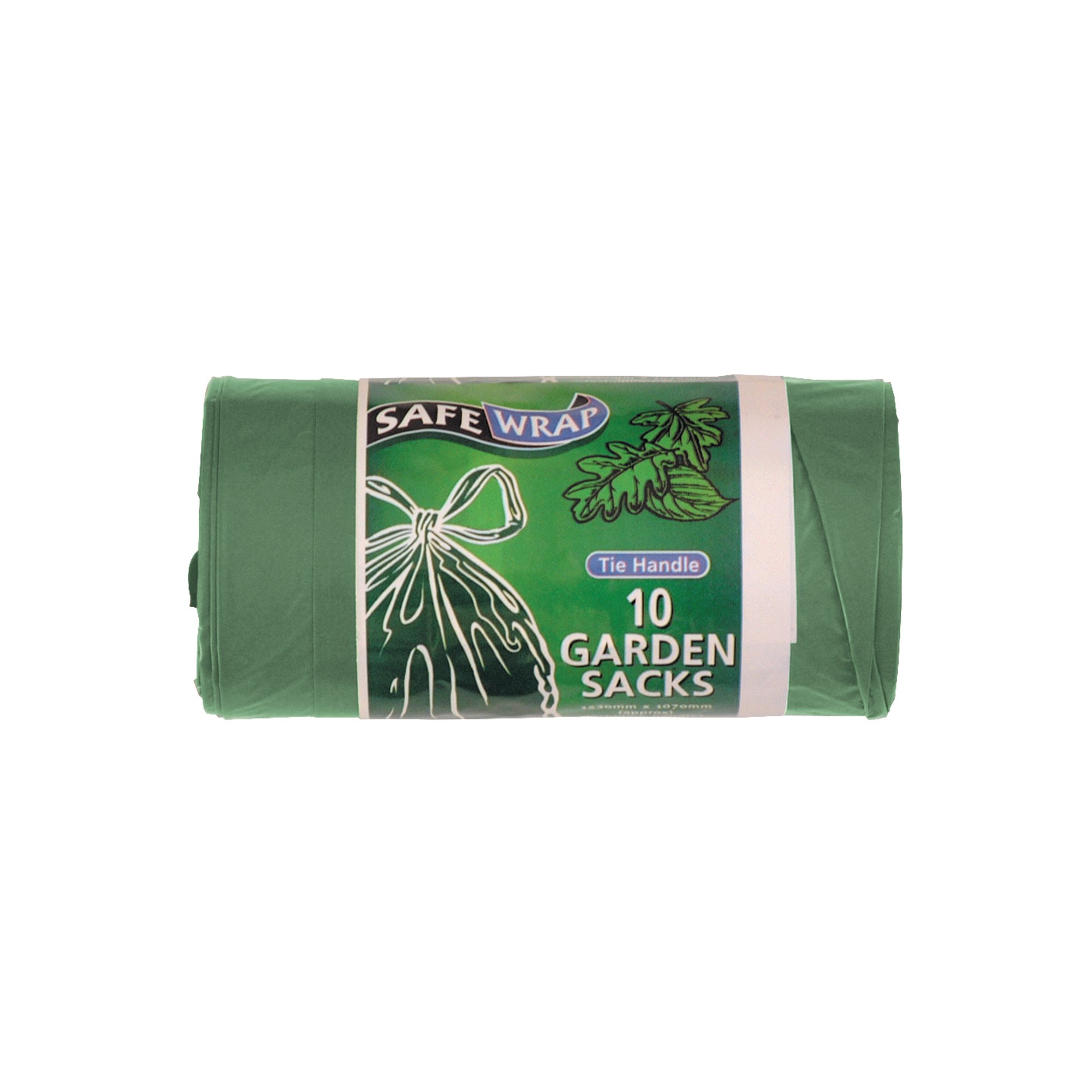 GARDEN REFUSE SACKS ROLL 10 TIE PK4