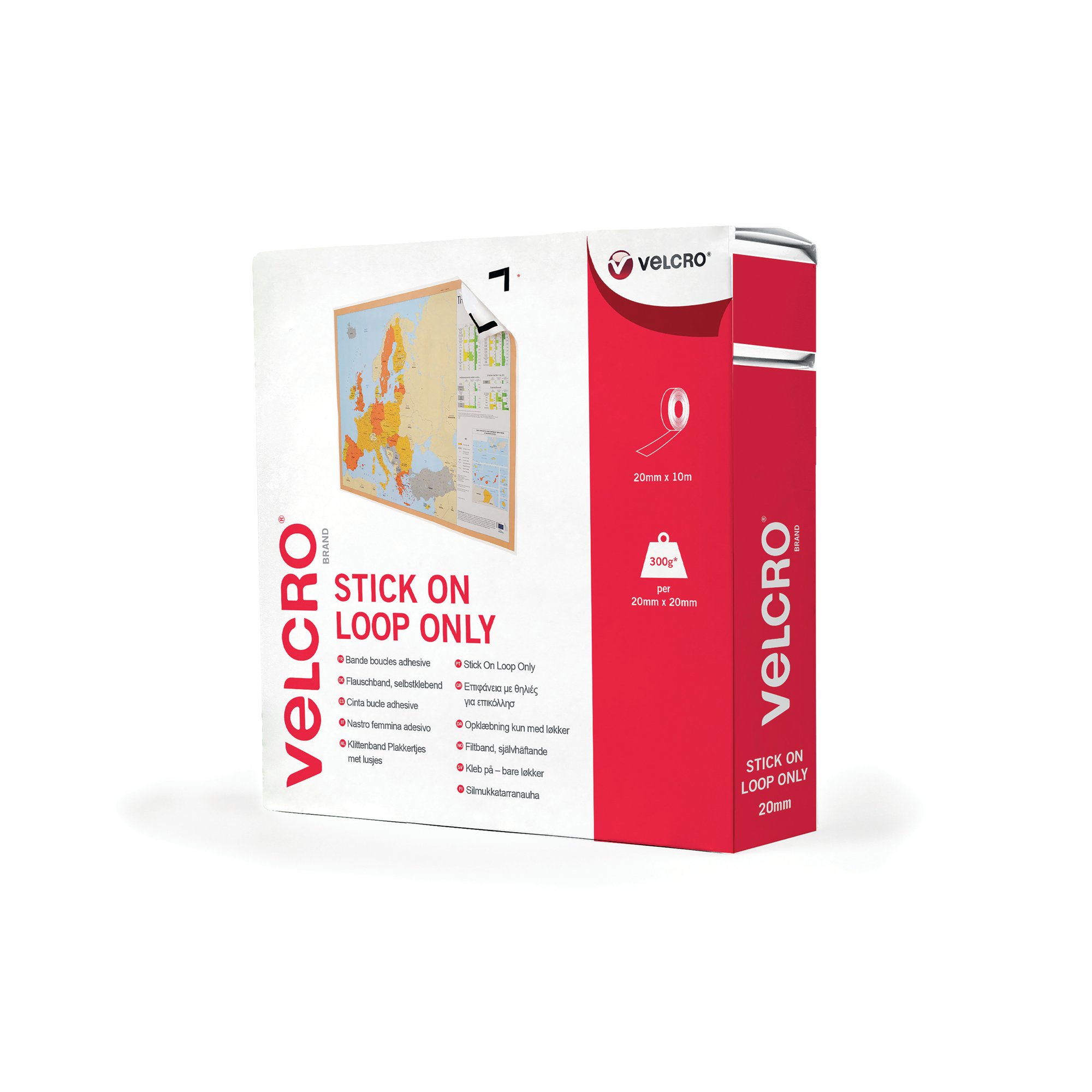VELCRO STICKON TAPE LP ONLY 20MMX10M