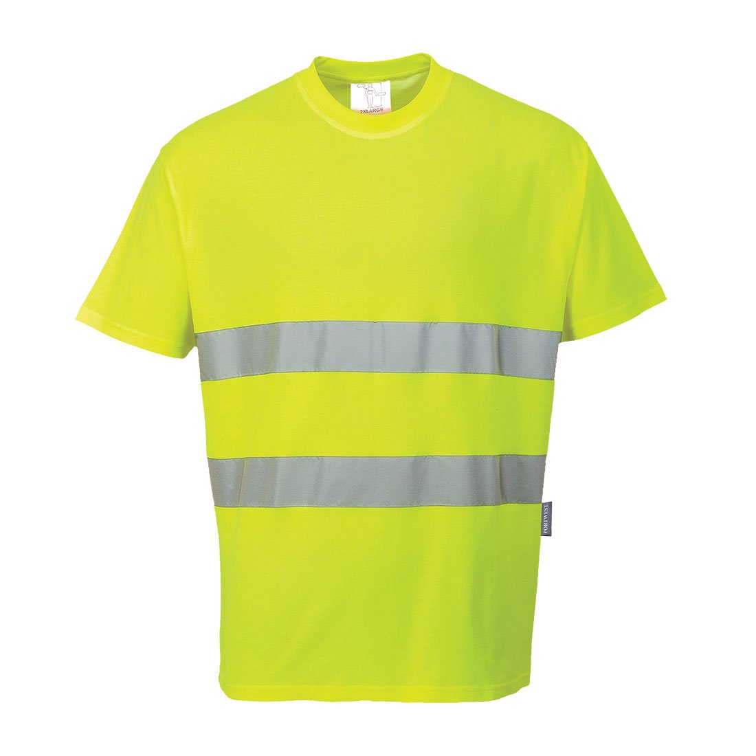 HIVIS CTN COMF T-SHIRT S/S YW M