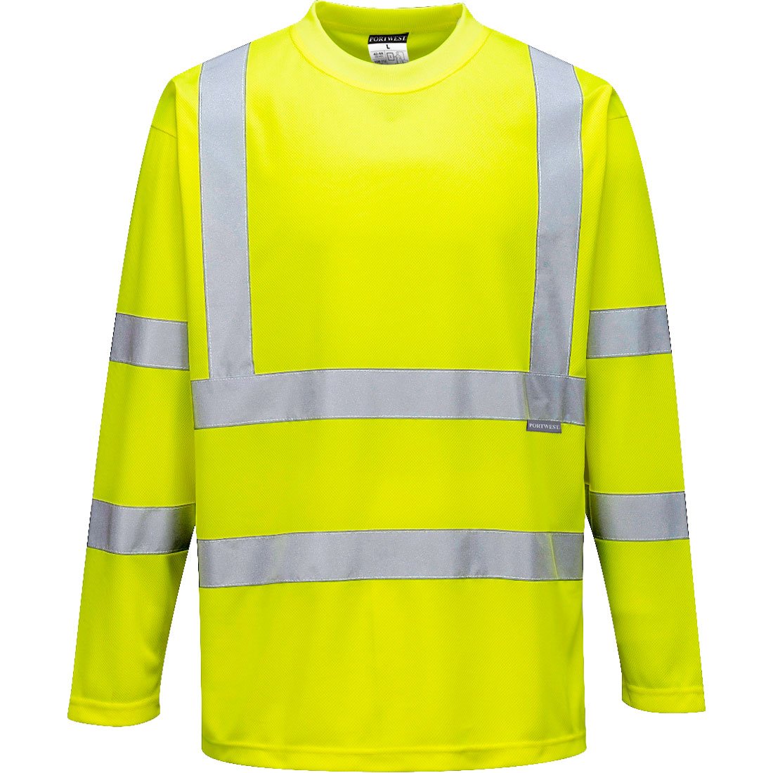 HI-VIS T-SHIRT L/S YELLOW L