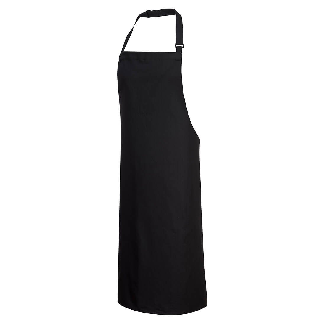 COTTON BIB APRON BLACK PK12