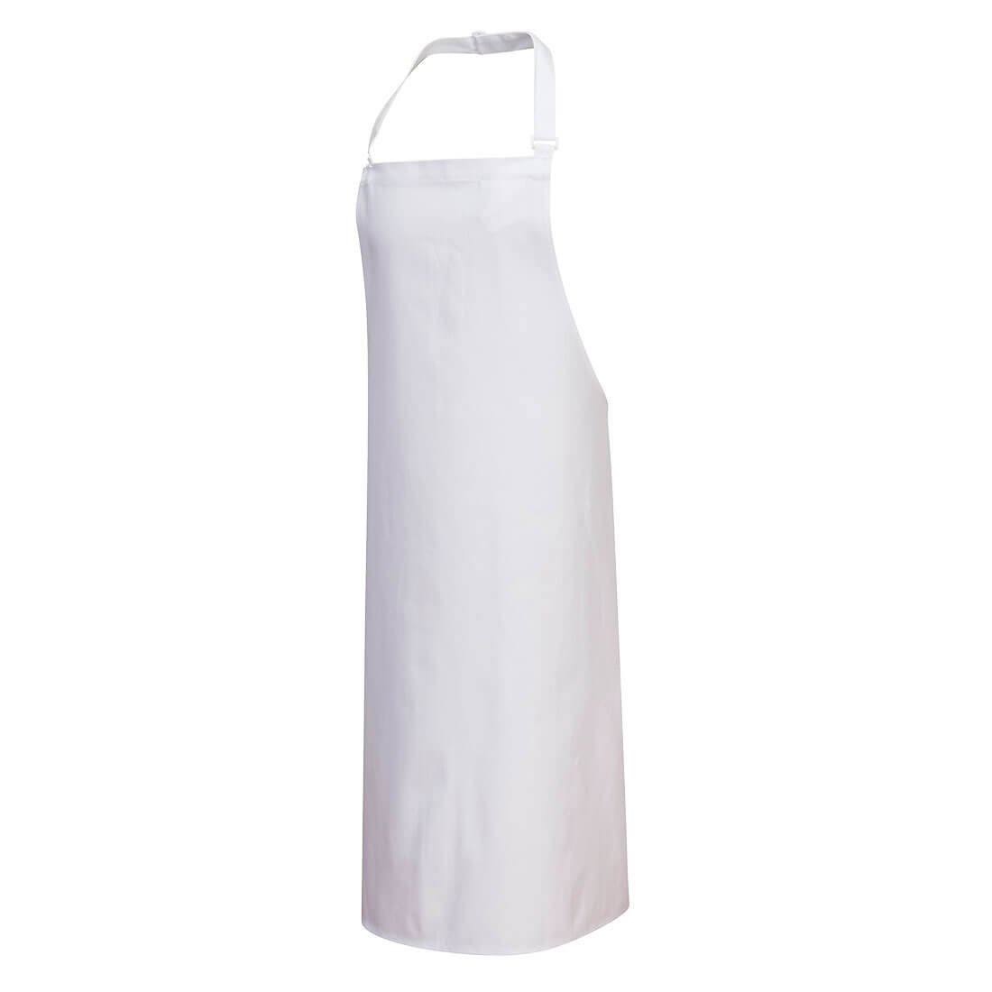 COTTON BIB APRON WHITE PK12