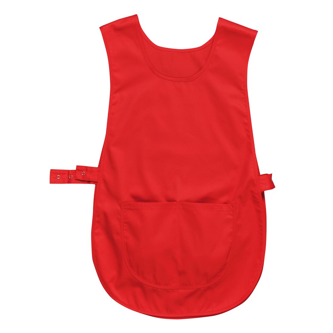 TABARD WITH POCKET RED S/M PK12