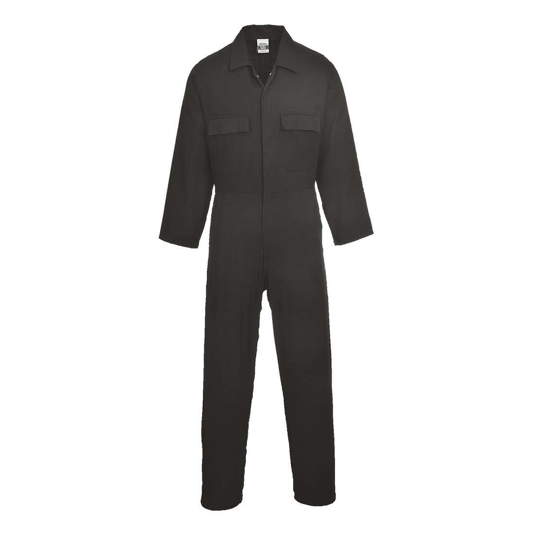 EURO WORK COTTON COVERALL BLACK XL
