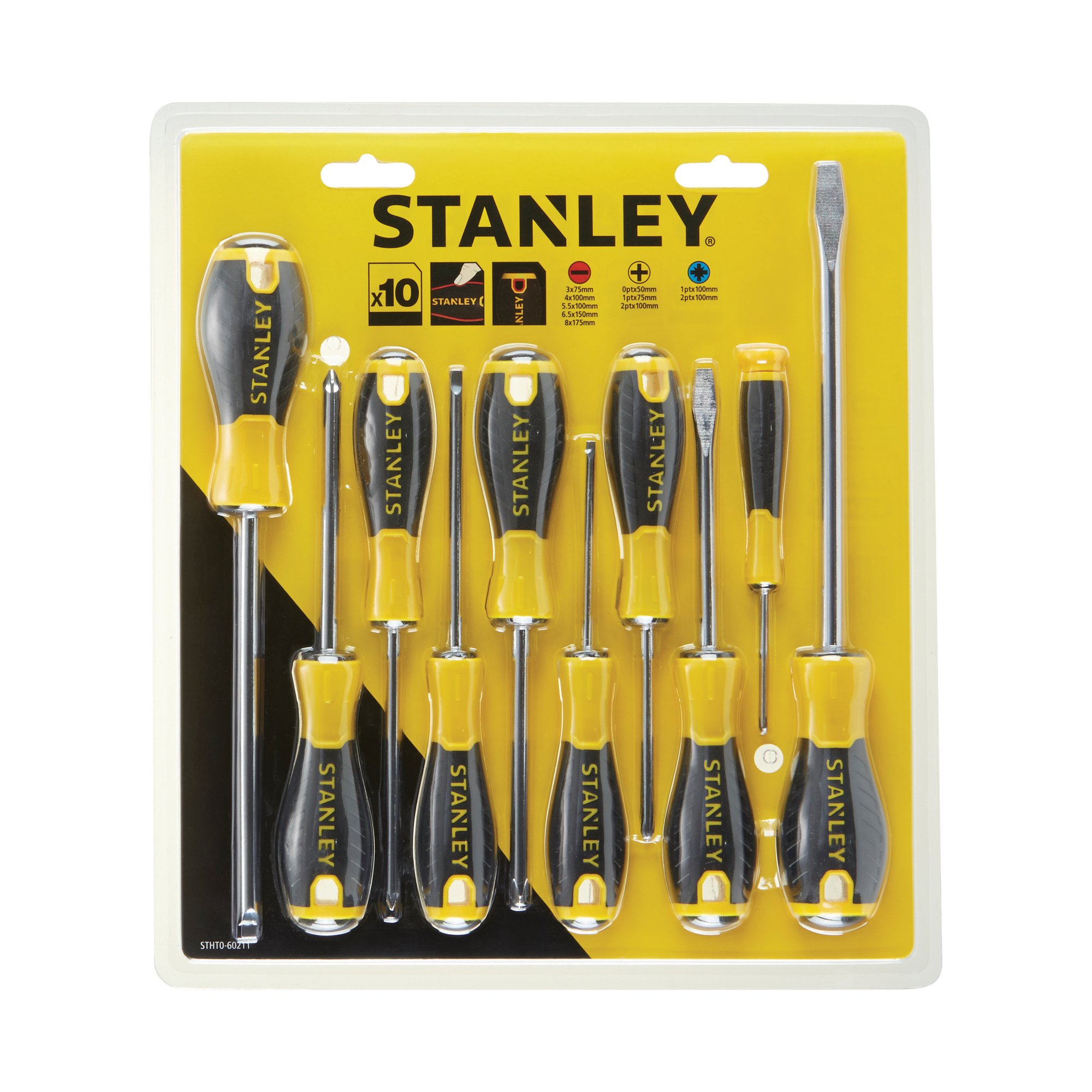 STANLEY ESSENTIAL 10 PIECE SDRV SET