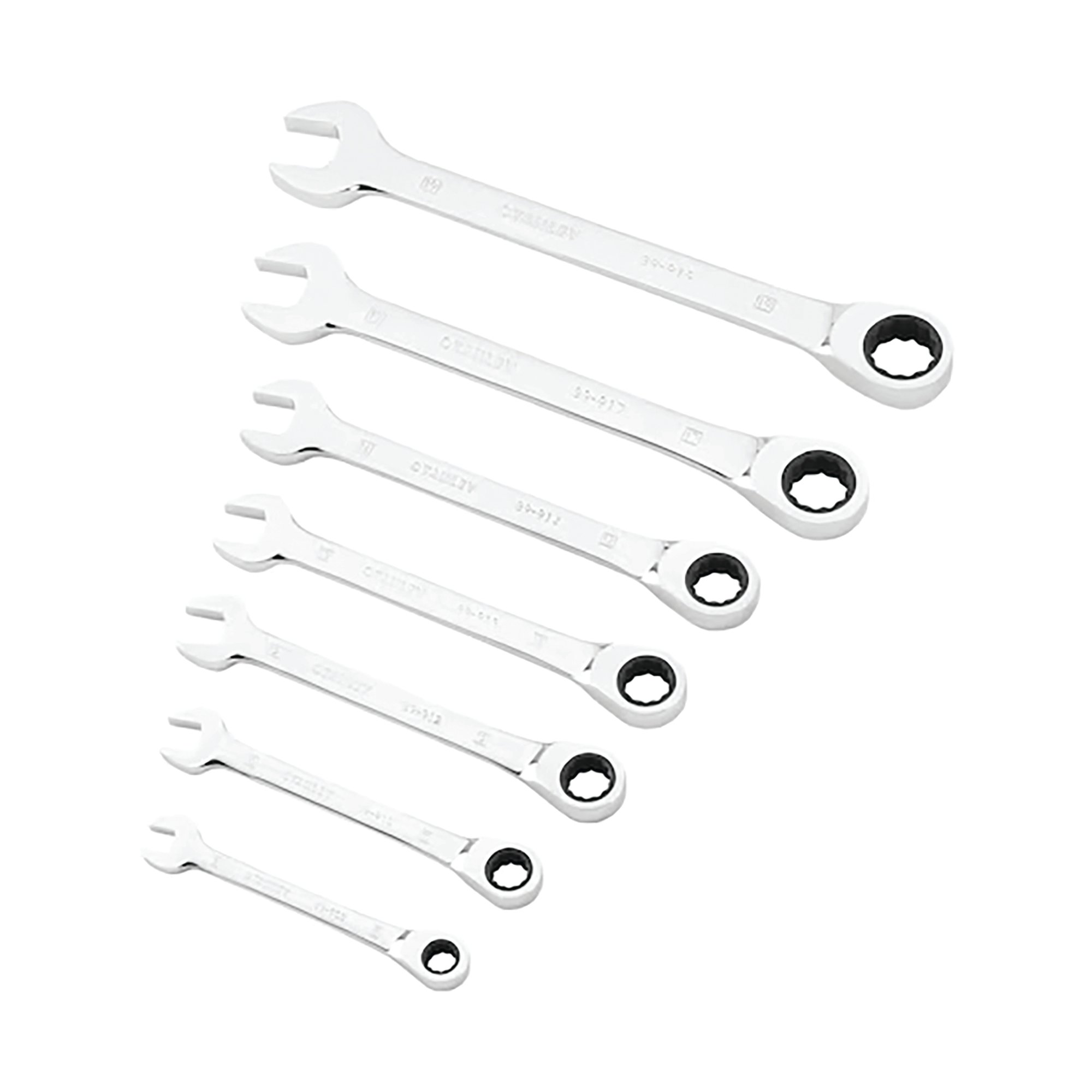 7 PIECE RATCHETING WRENCH SET