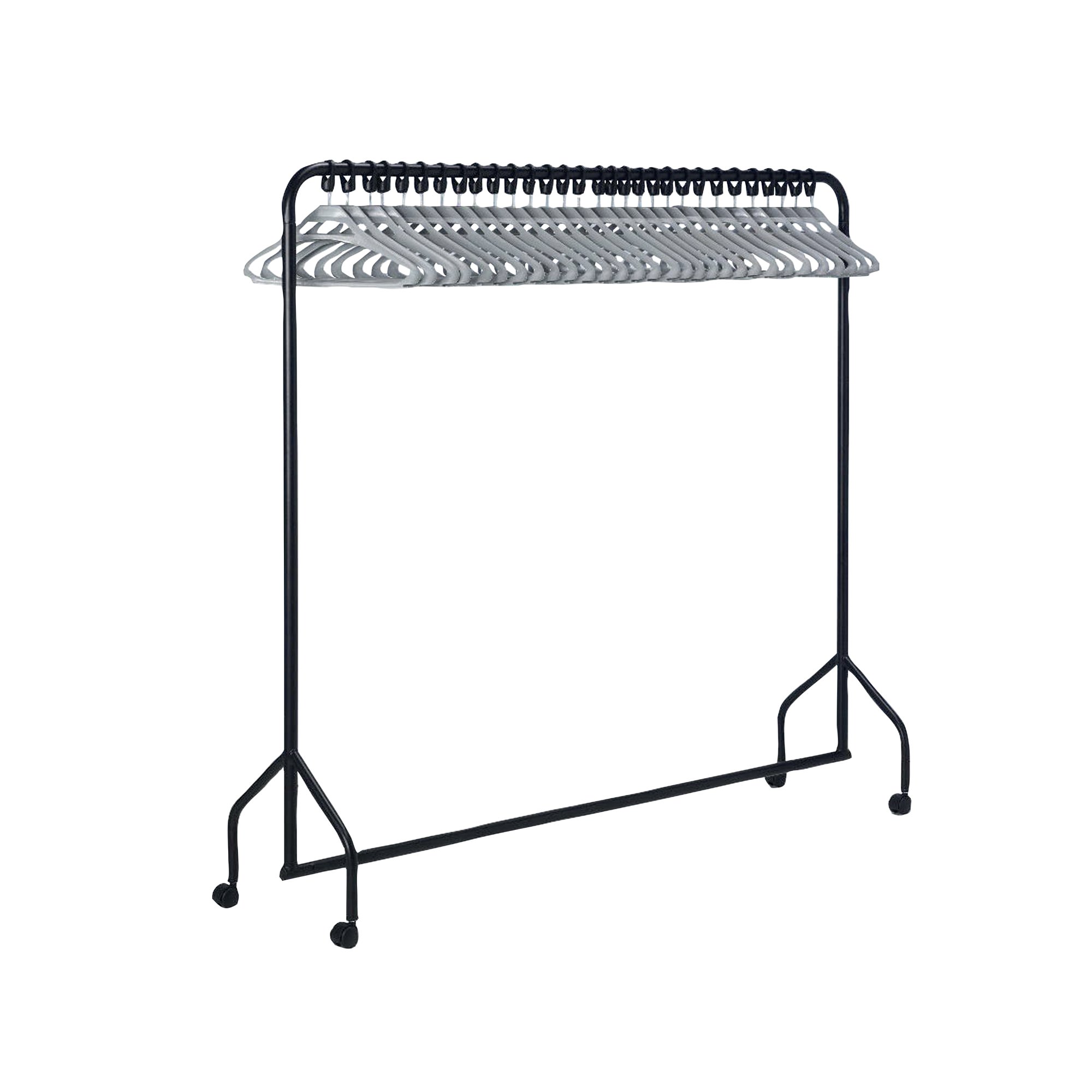 30 HANGER GARMENT RAIL BLACK 311418