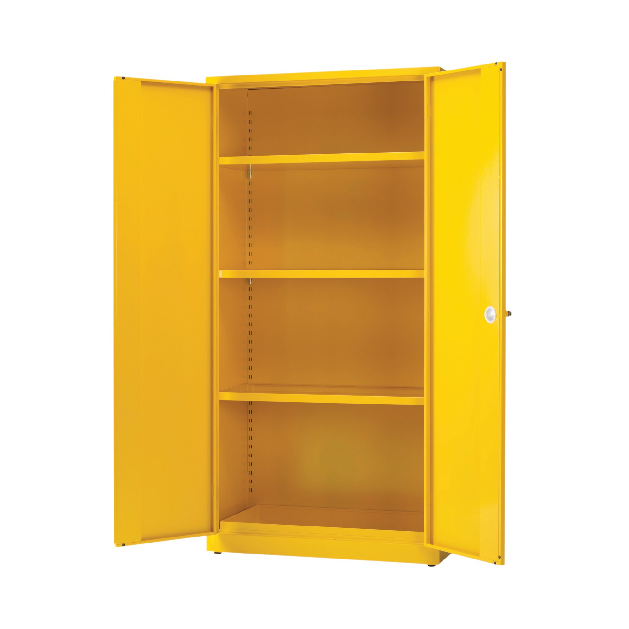 YELLOW 3SHF HAZ STORAGE CABINET 72IN
