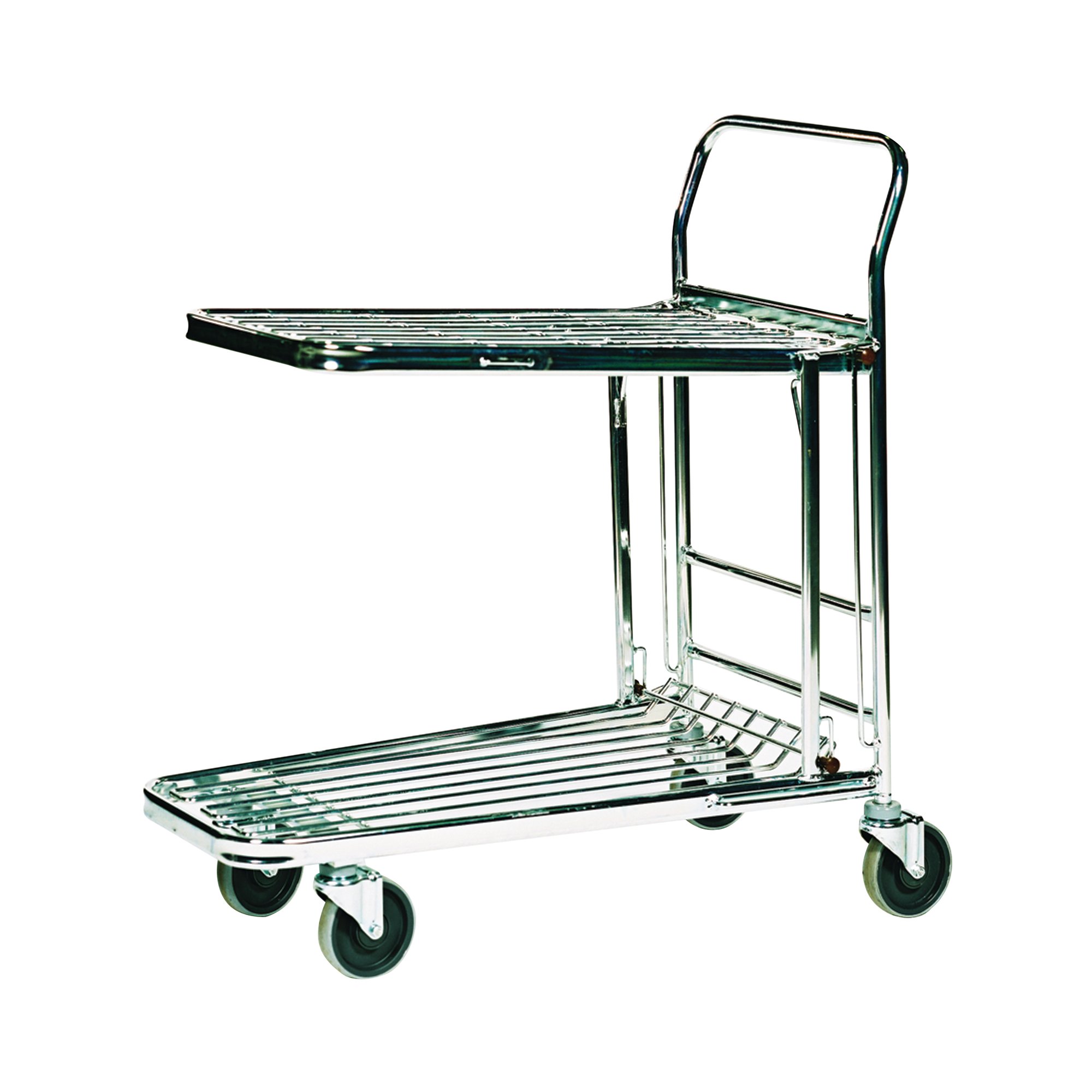 METALLIC GREY STOCK TROLLEY 373227