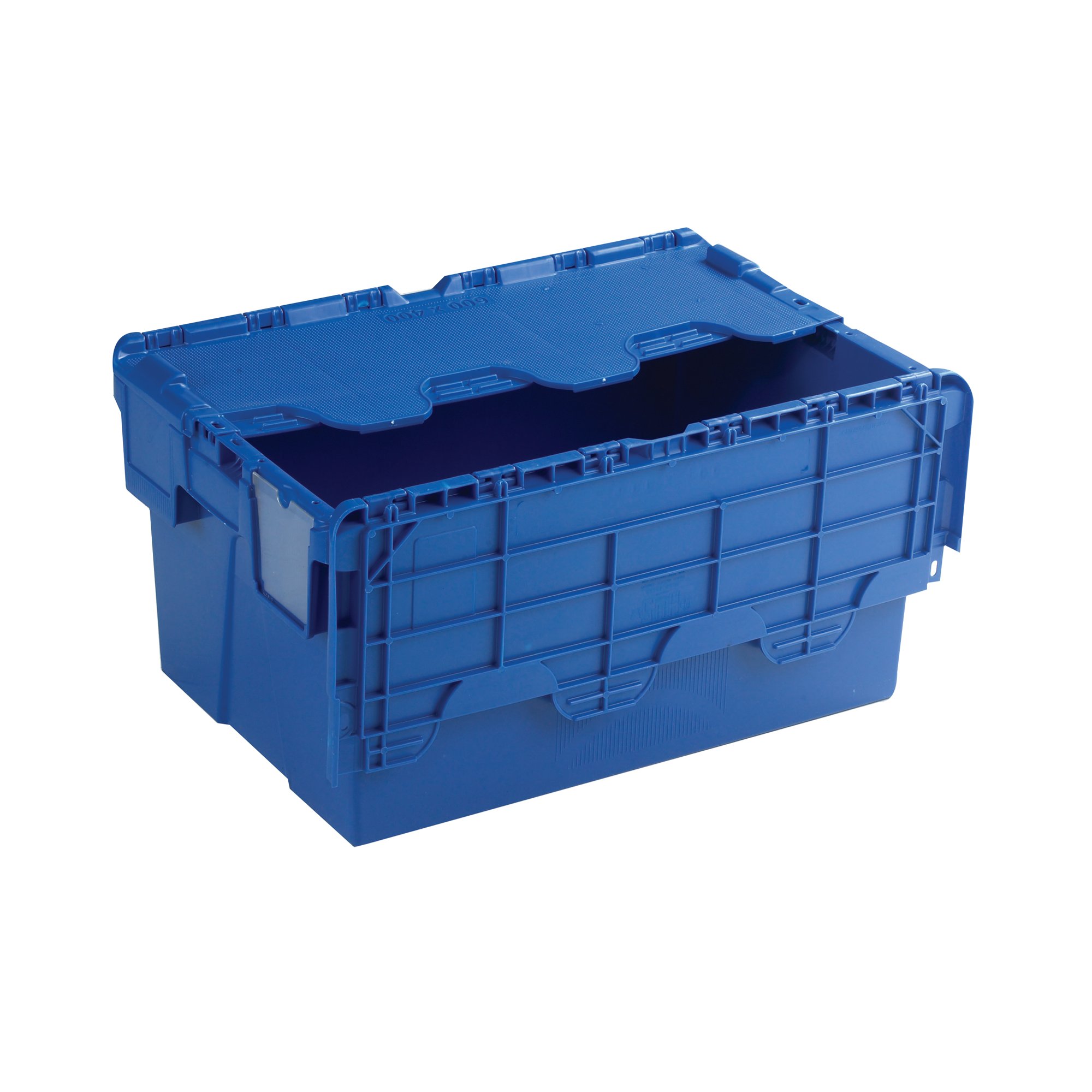 ATTACHED LID CONTAINR 54L BLU 375815