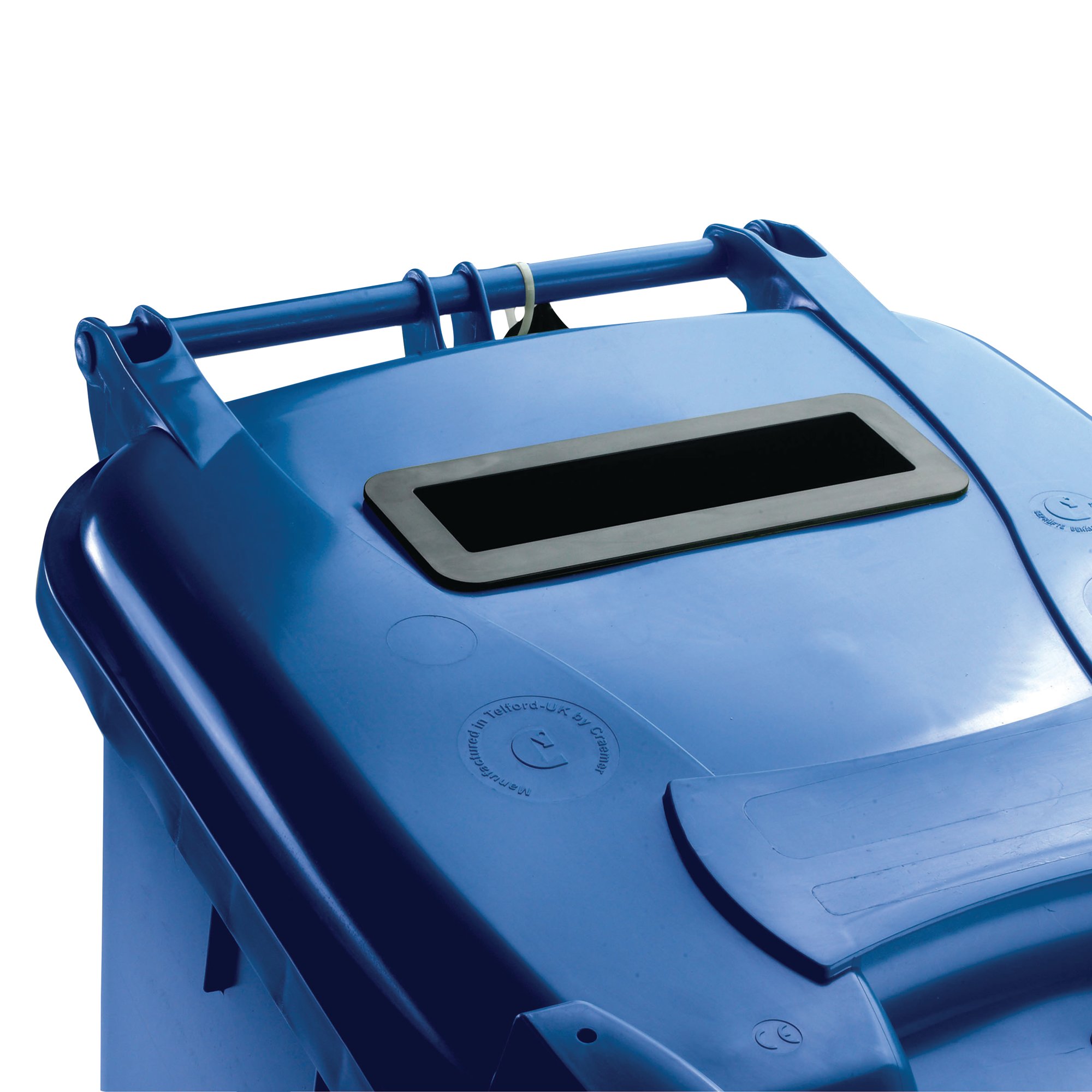 240L LOCKED BLUE WHEELIE BIN 377892