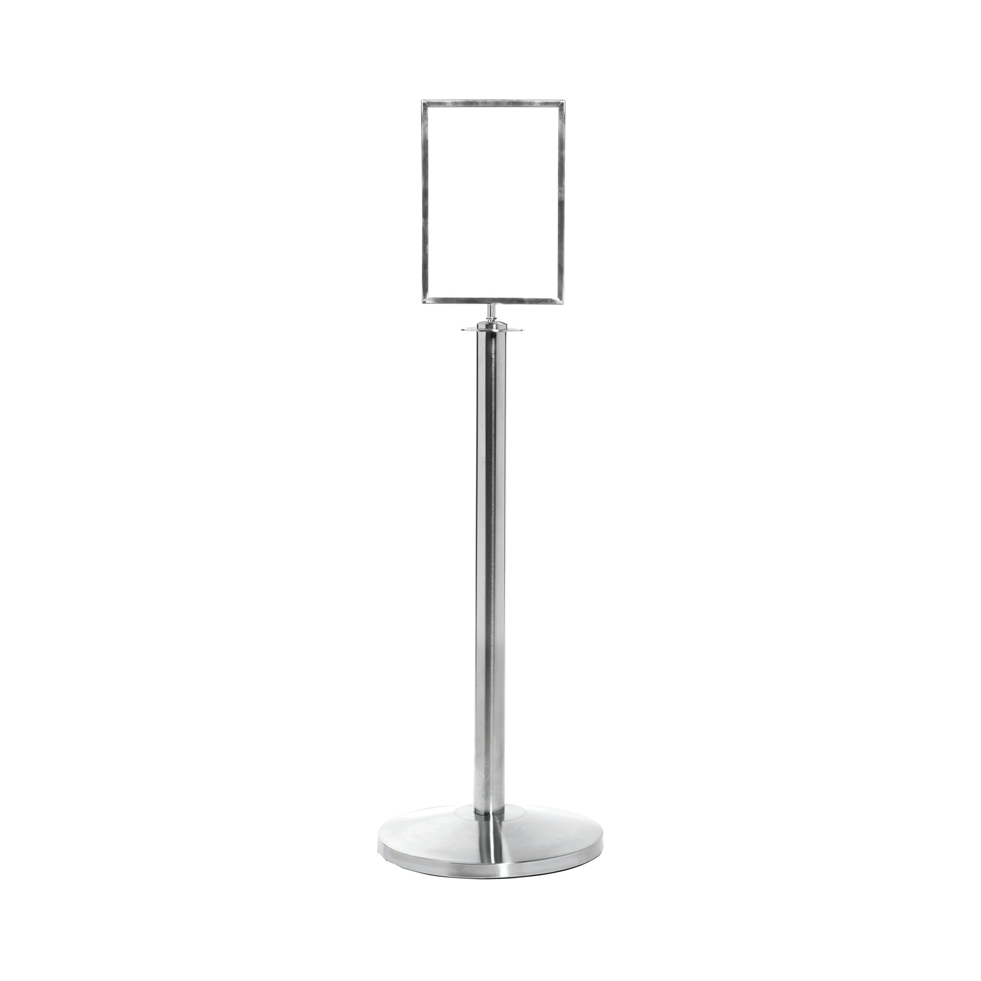 VFM FLAT TOP POST AND SIGN HLDR SLV