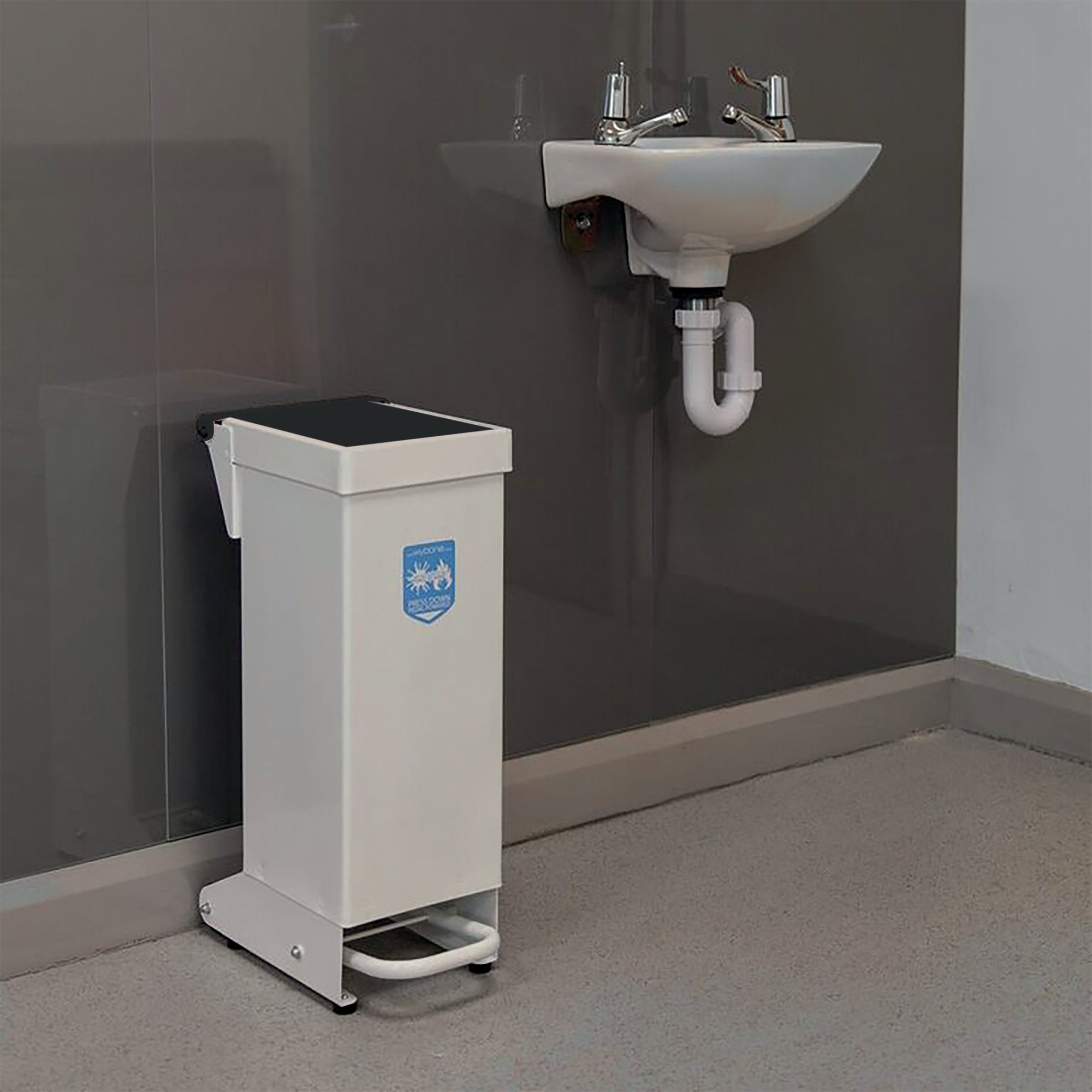 FIRE RETARD SACKHOLDER BLACK LID 28L