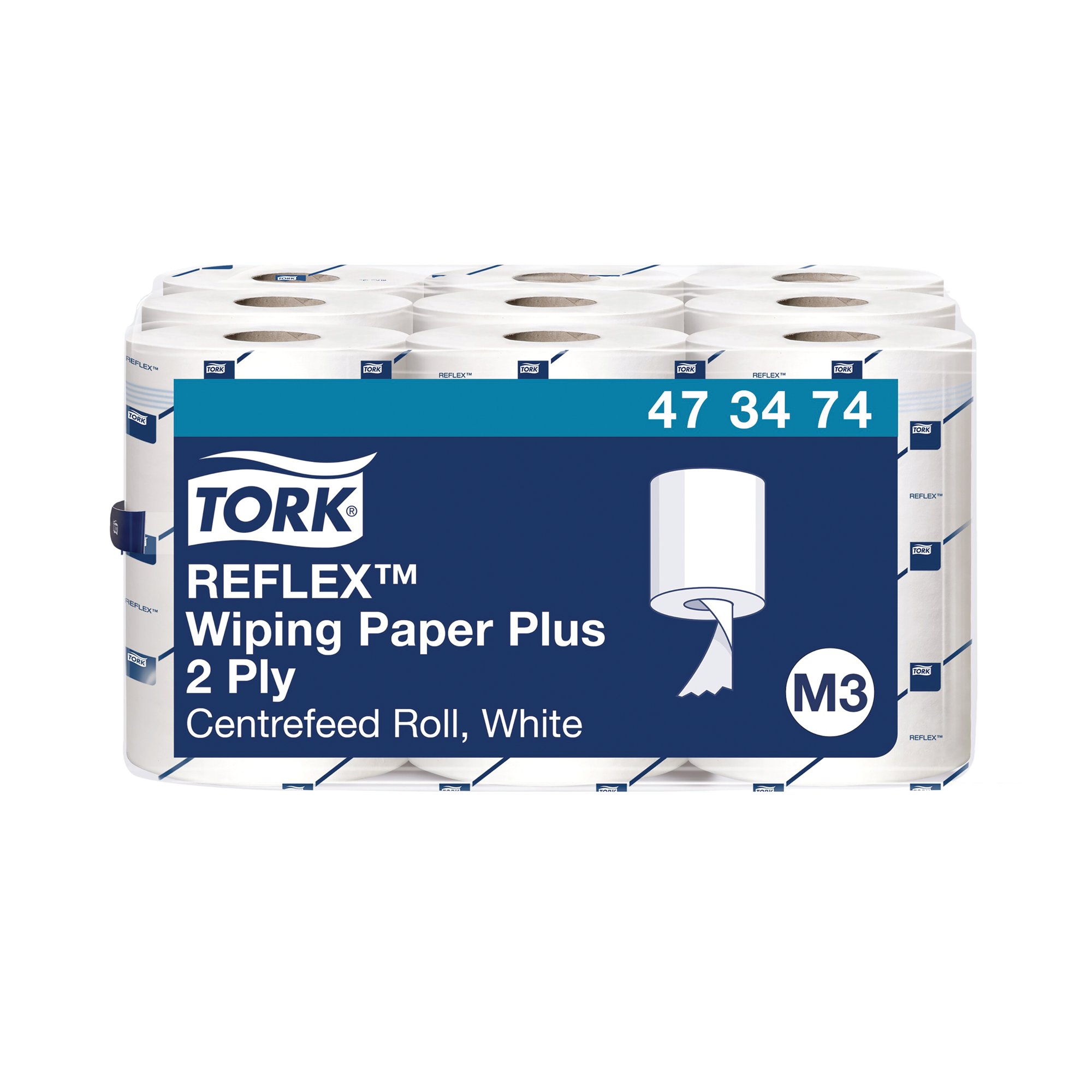 REFLEX MPPS WIPING PAPER+ 2-PLY PK9