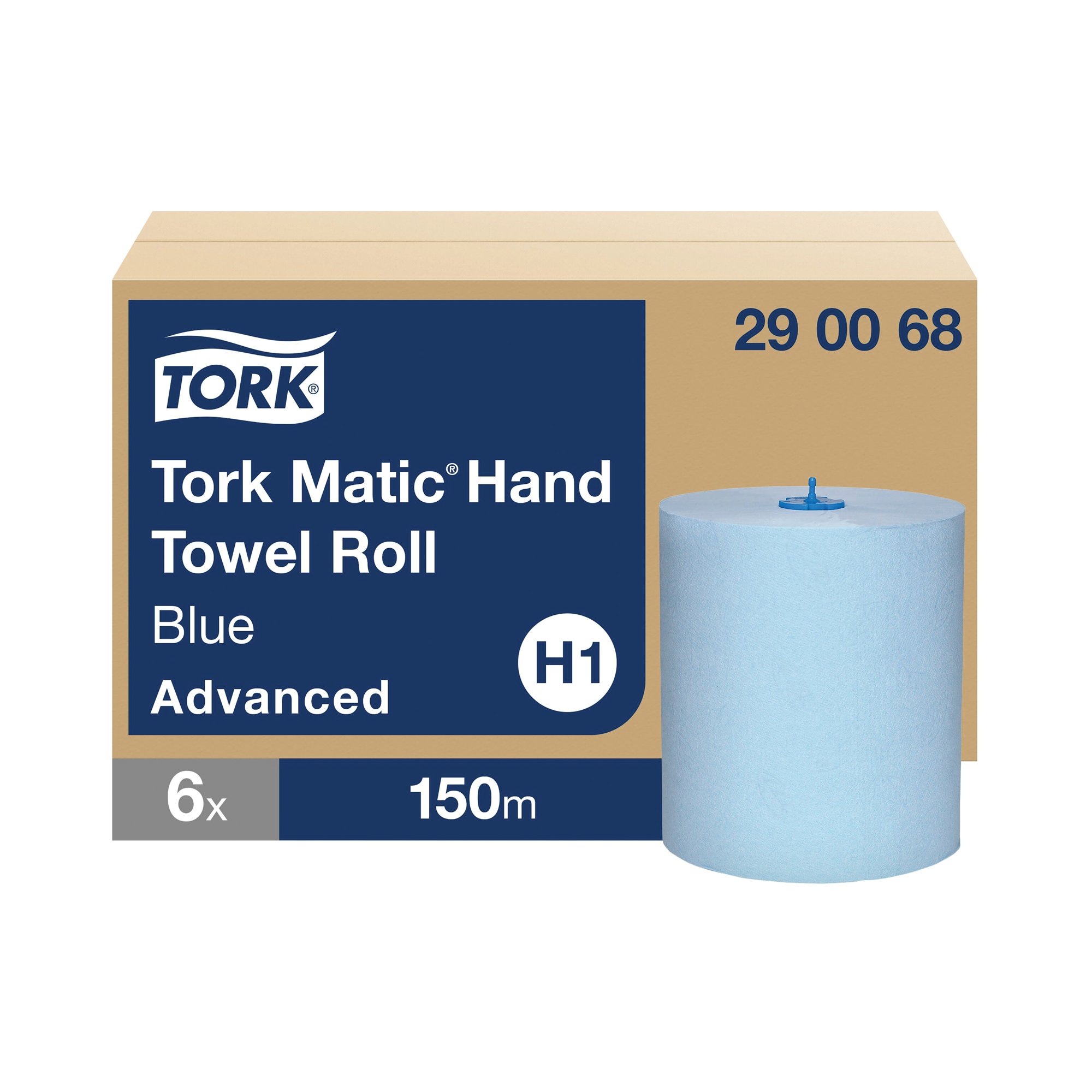 SCA TORK BLUE HAND TOWEL ROL 2PLY P6