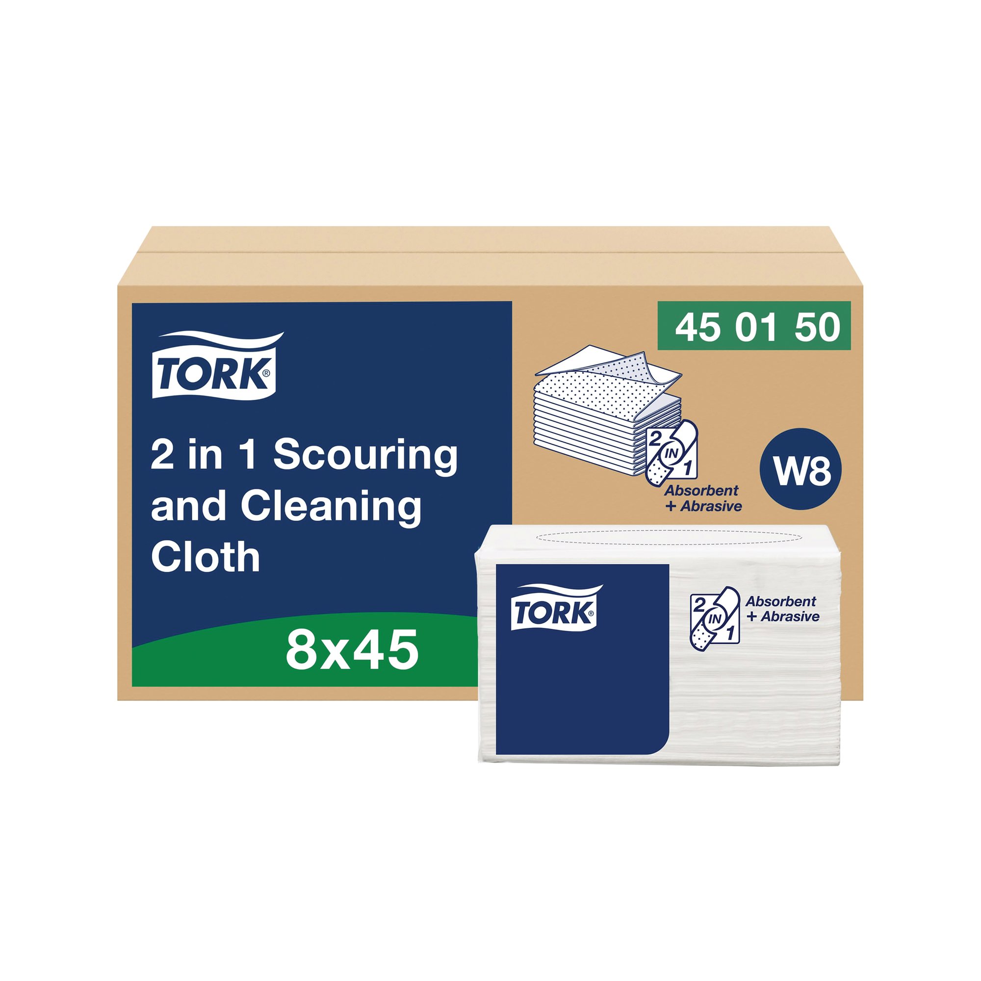 TORK 2IN1 SCOURING + CLEANING CLOTH