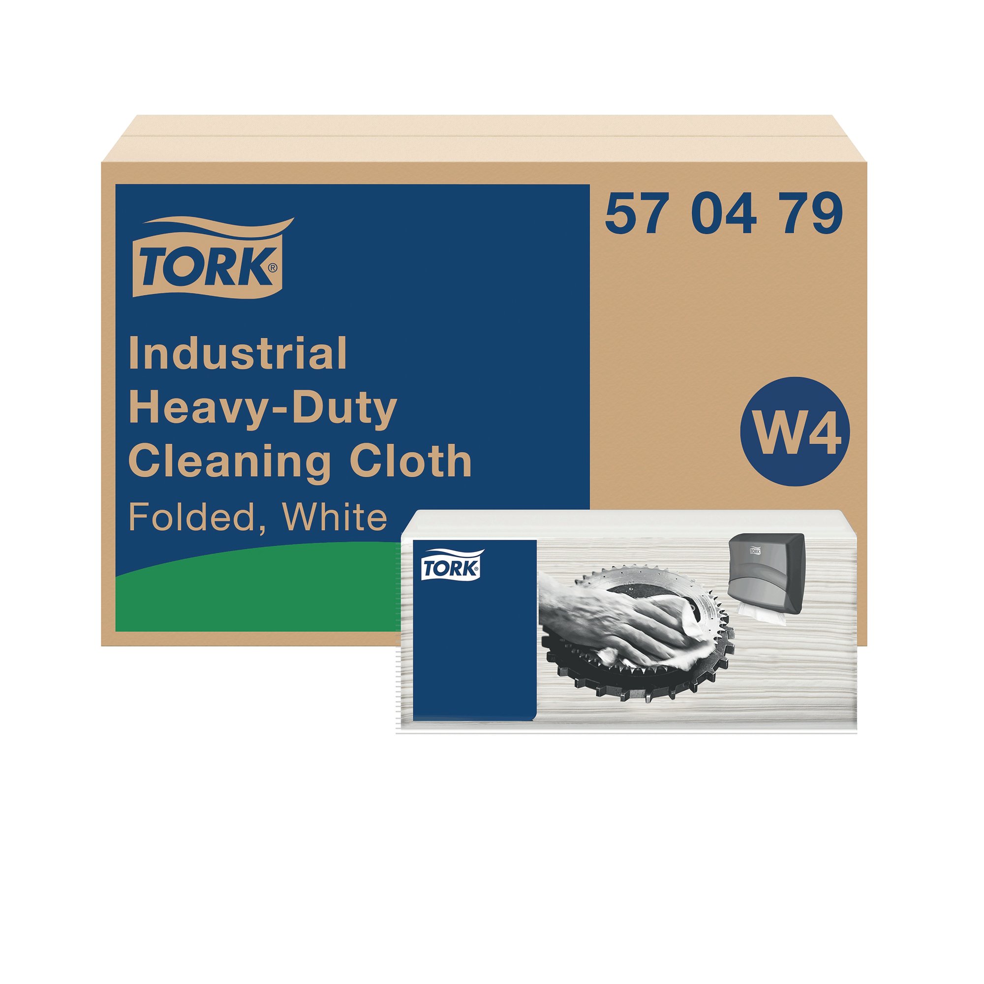 TORK IND HEAVY CLEANING CLTH FOLD W4