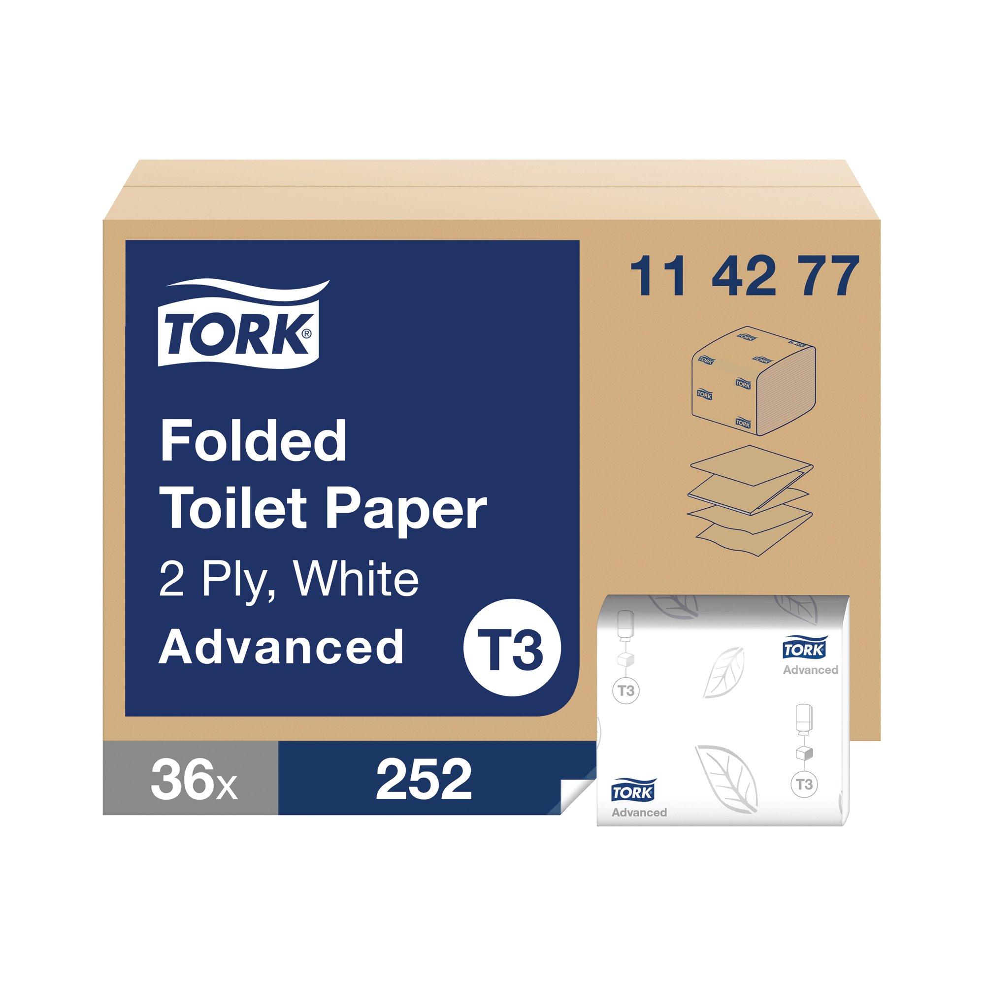 TORK FOLDED TOILET PAPER ADVANCED