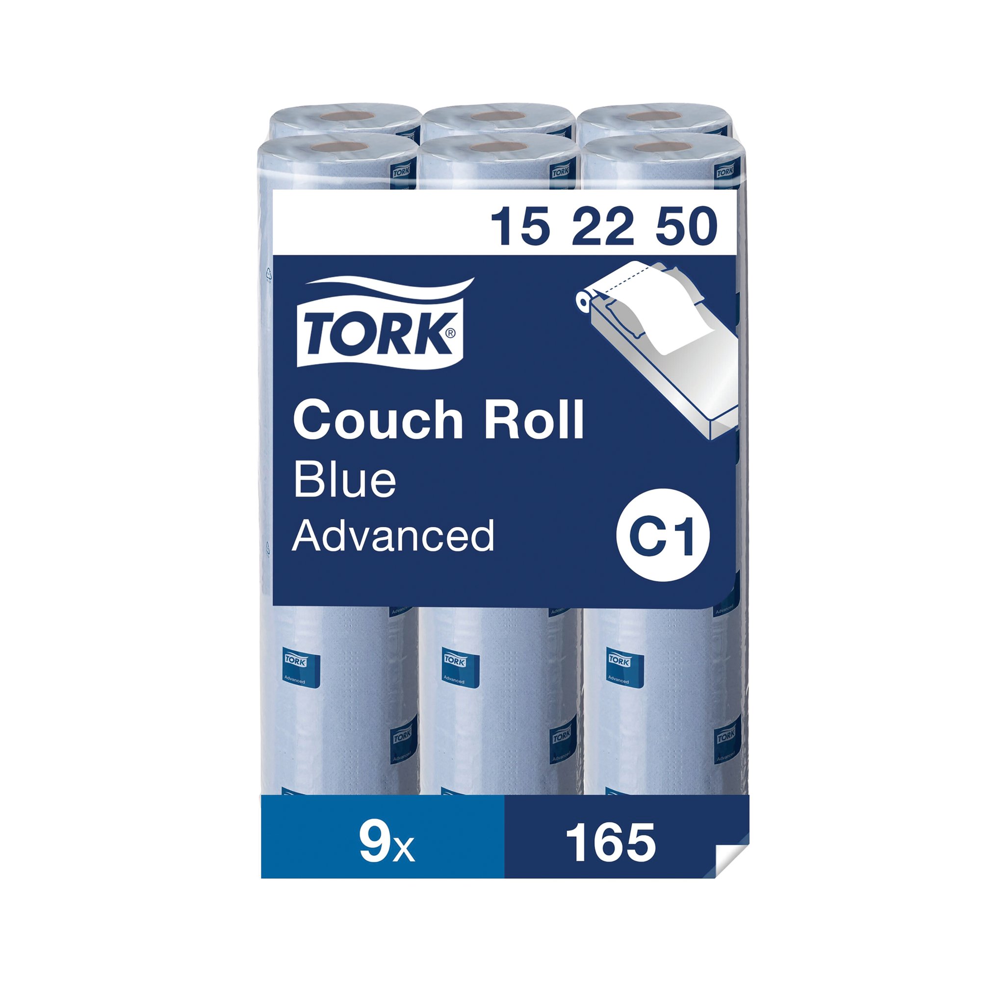 TORK COUCH RL ADVANCED 56M BLU PK9