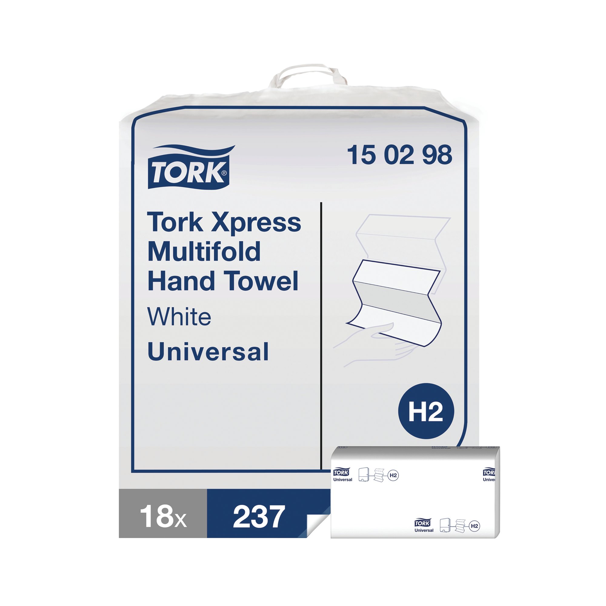 XPRESS Z-FOLD HAND TOWEL 2PLY PK4266