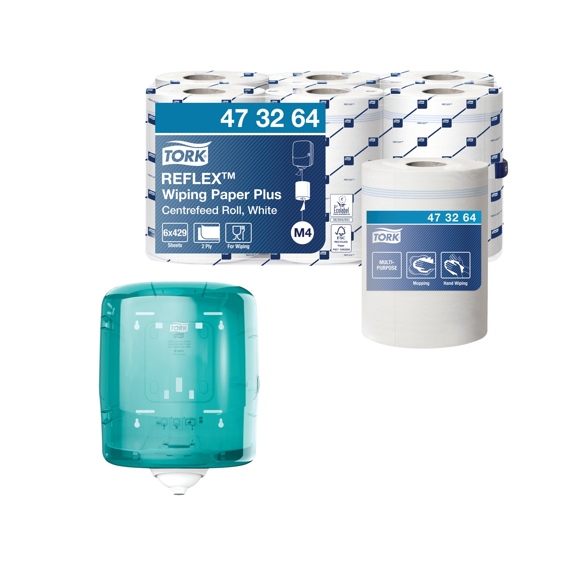 TORK REFLEX CNTRFD 2PLY PK6 FOC DISP