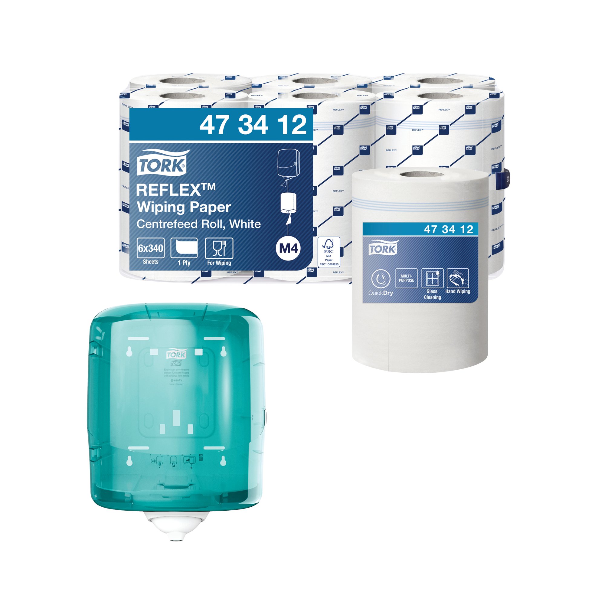 TORK REFLEX CNTRFD 1PLY PK6 FOC DISP