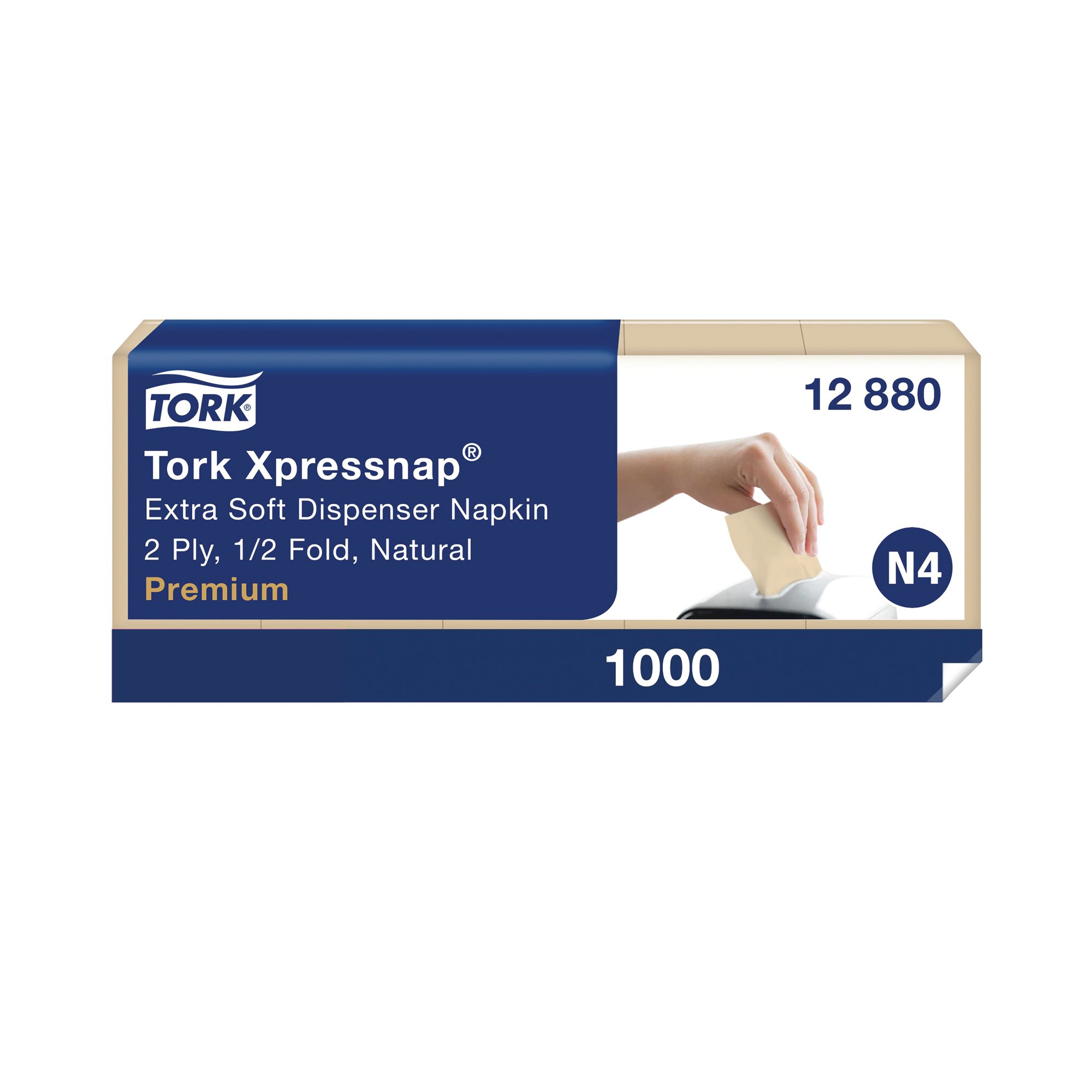 XPRESSNAP NAPKIN 2PLY NATURAL PK1000