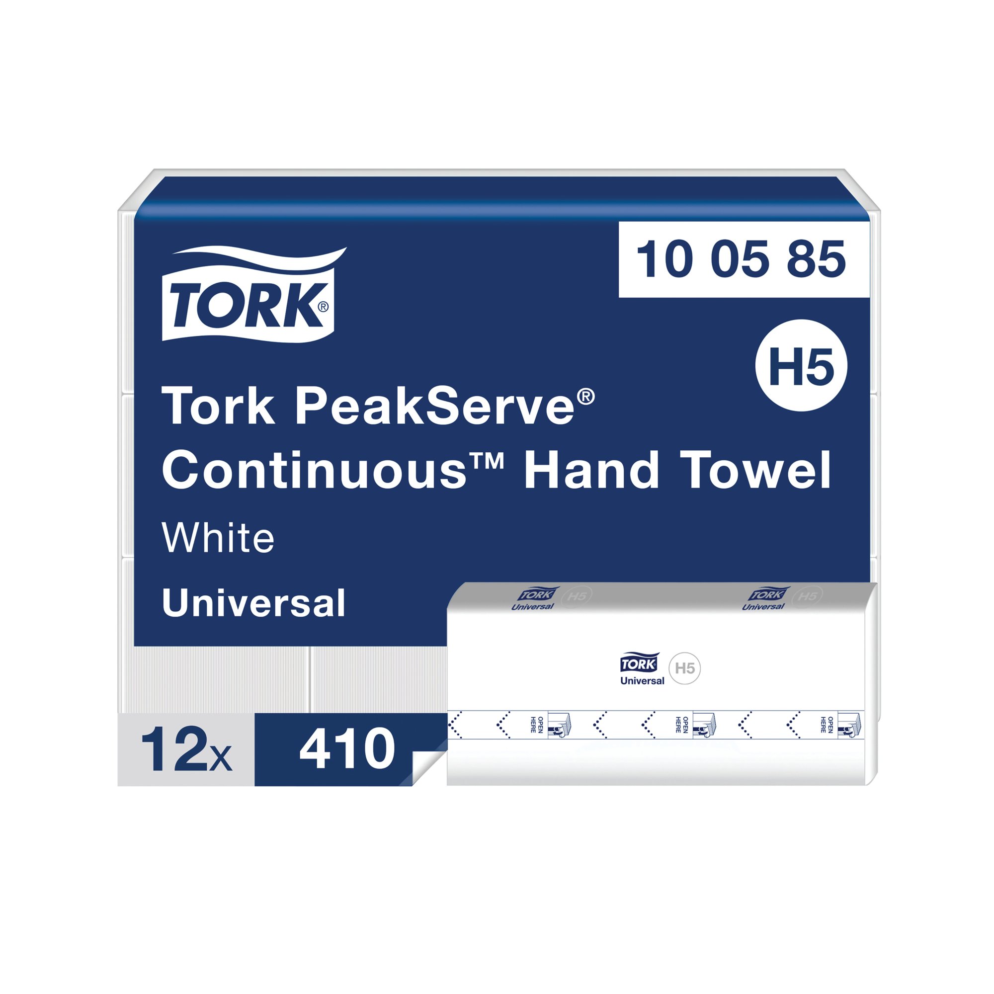 TORK PEAKSERVE CONT H/TOWEL PK12