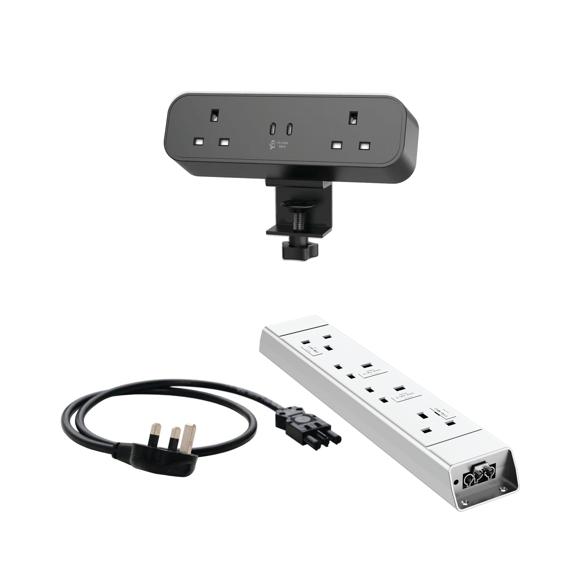 CUBI ON DESK POWER BUNDLE BLACK
