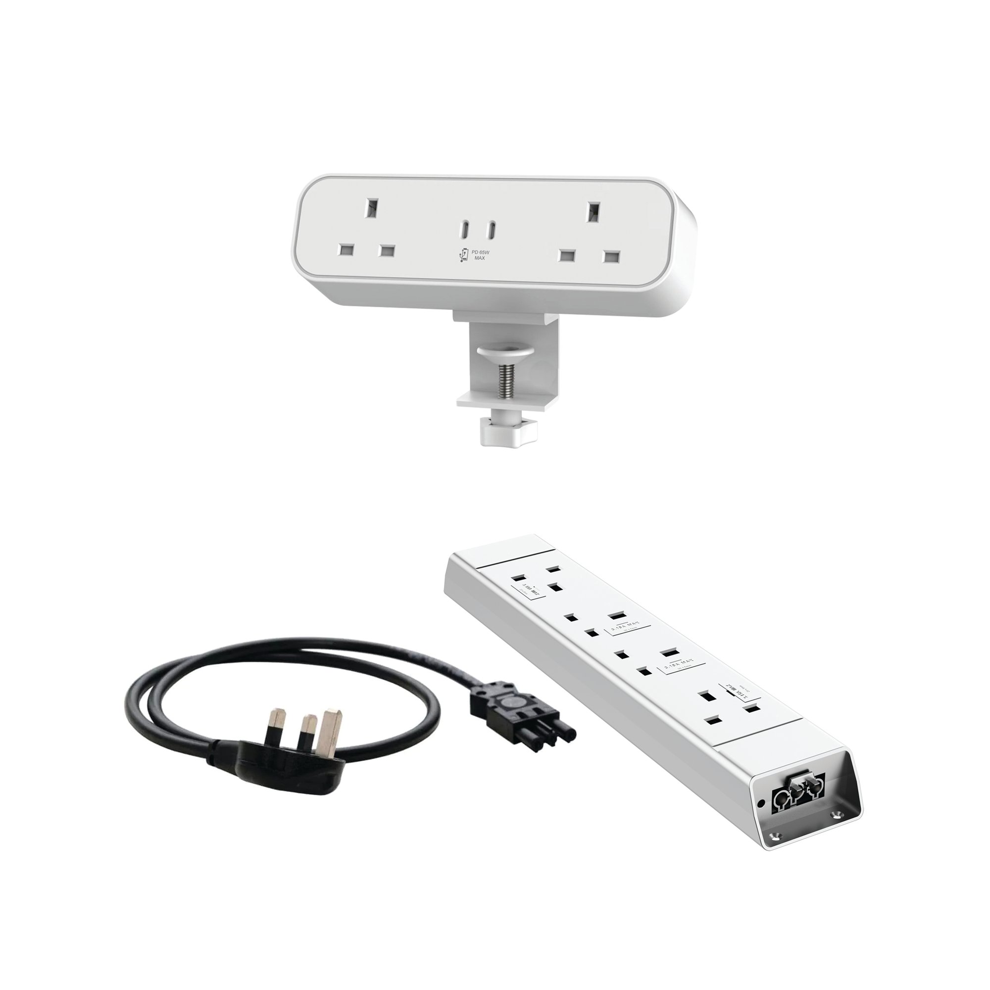 CUBI ON DESK POWER BUNDLE WHITE