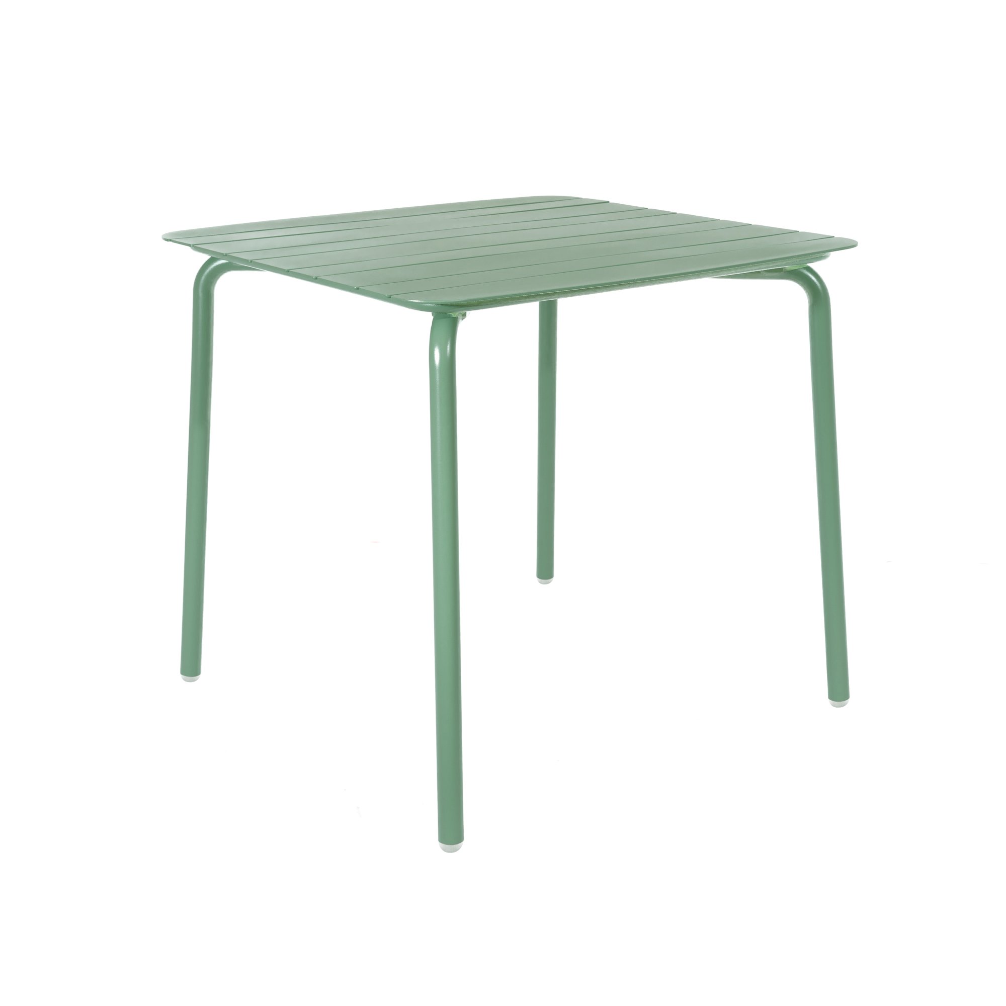 LARK SQ SLATTED TABLE FAIR GREEN