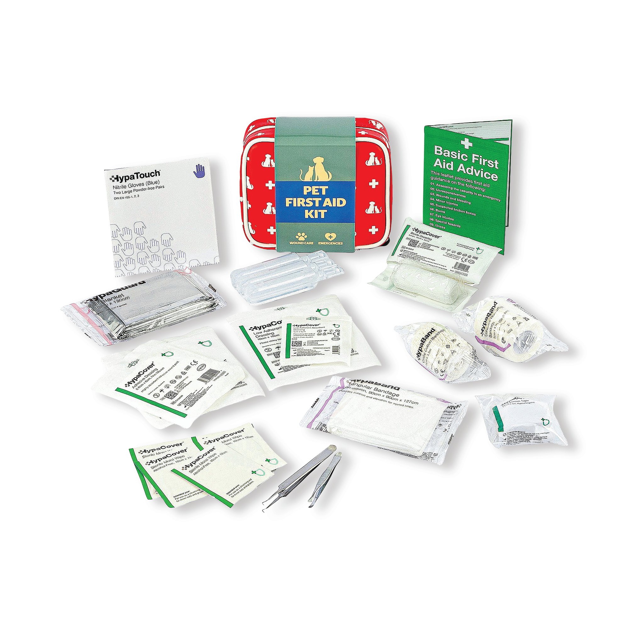 PET FIRST AID KIT RED
