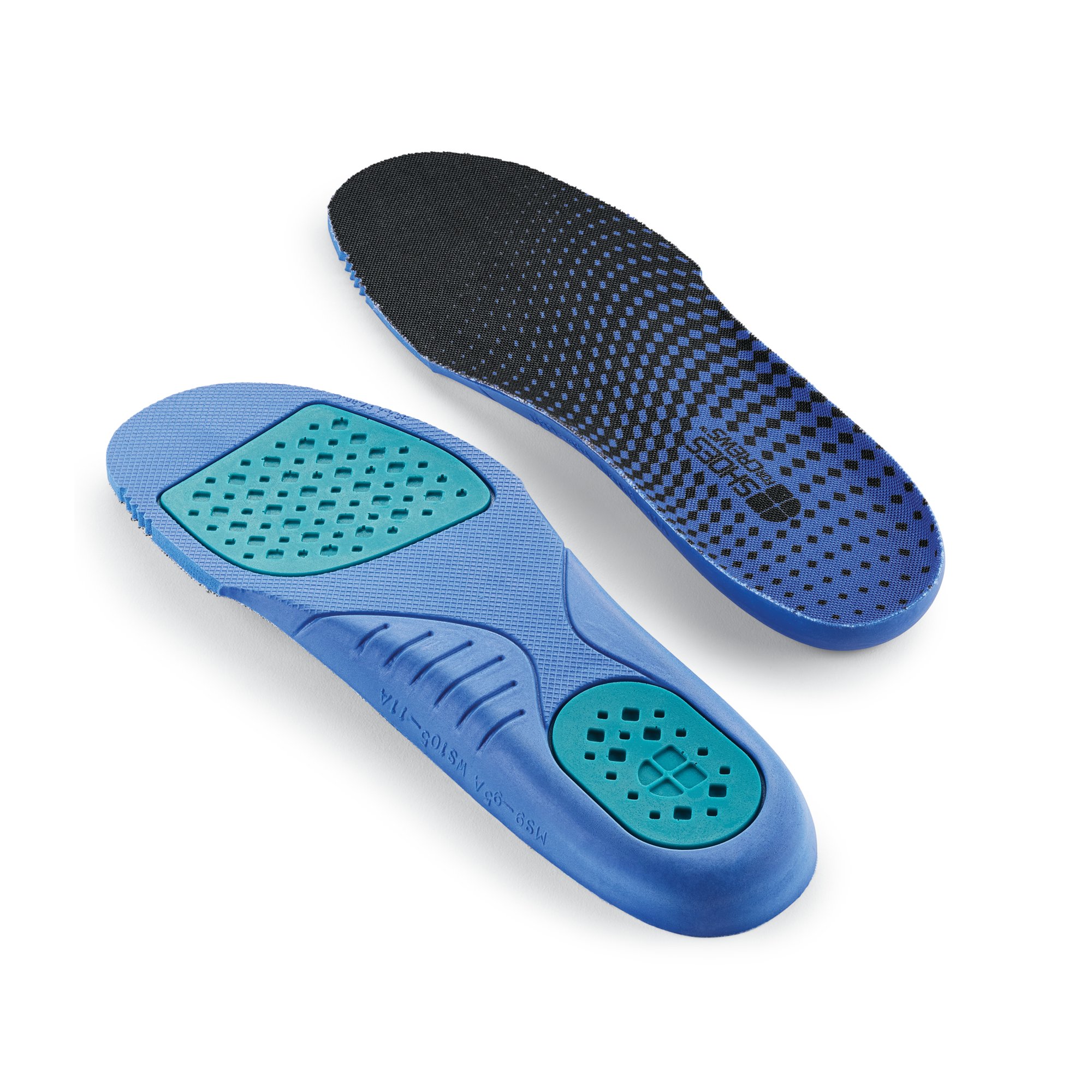 COMFORT INSOLE + GEL PADS BLUE 8