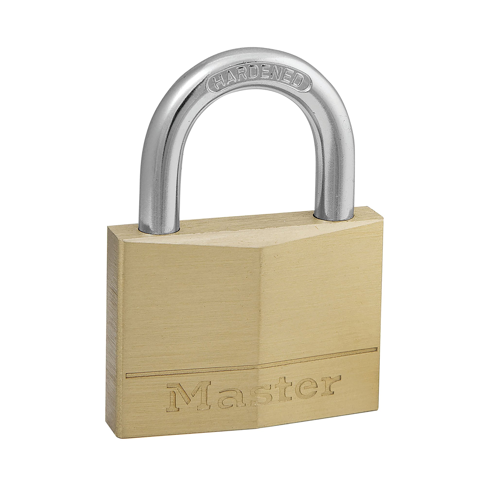 MASTER LOCK 50MM BRASS PADLOCK 2KEYS