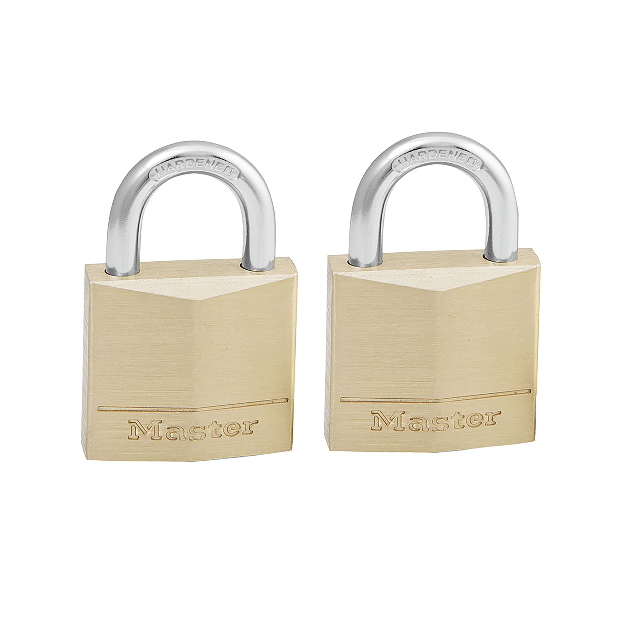 MASTER LOCK 30MM BRASS PADLOCK PK2