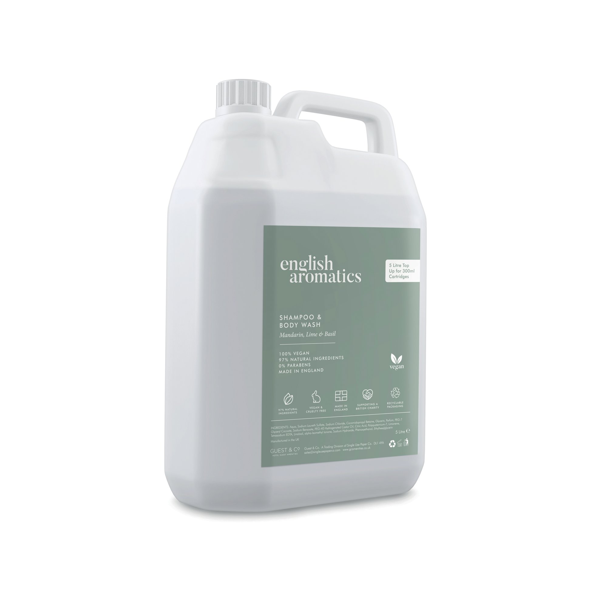 ENGLSH AROMATCS SHAMPOO BODY 5L PK2