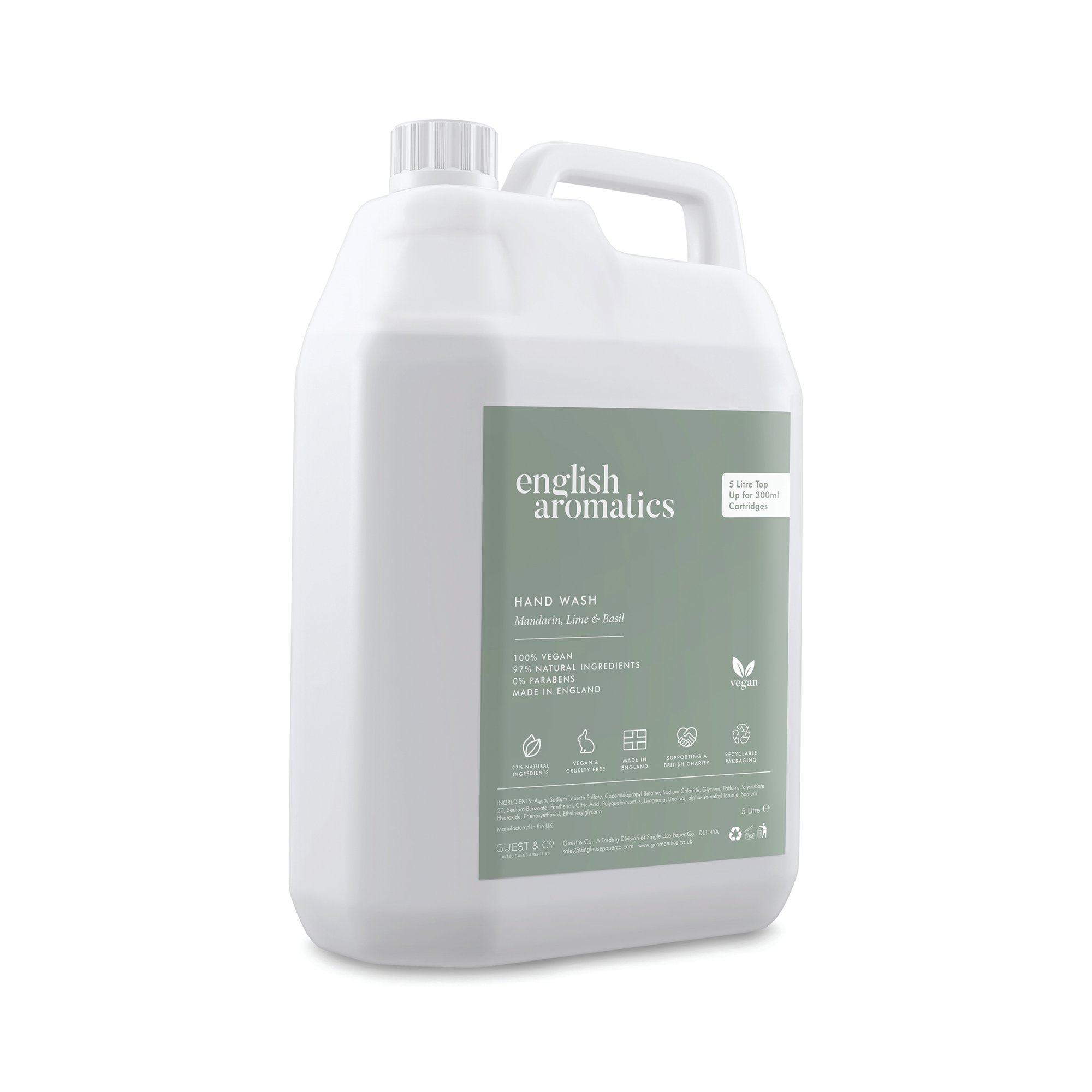 ENGLSH AROMATICS HAND WASH 5L PK2