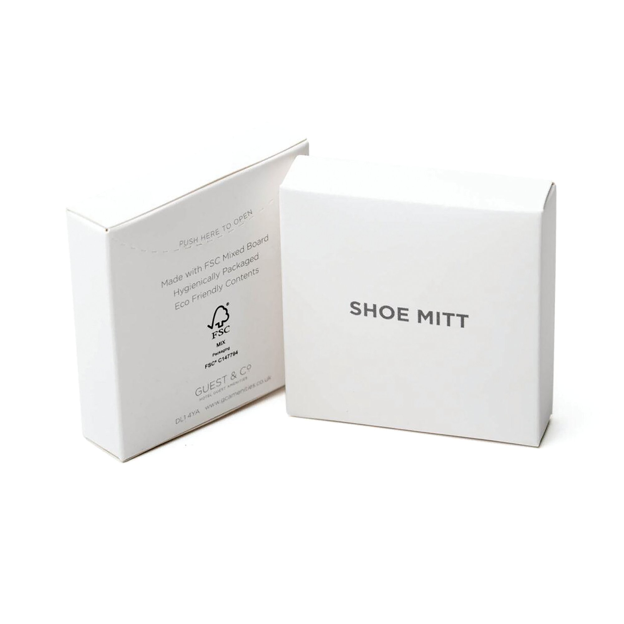 ECO WHITE COTTON SHOE MITT PK250