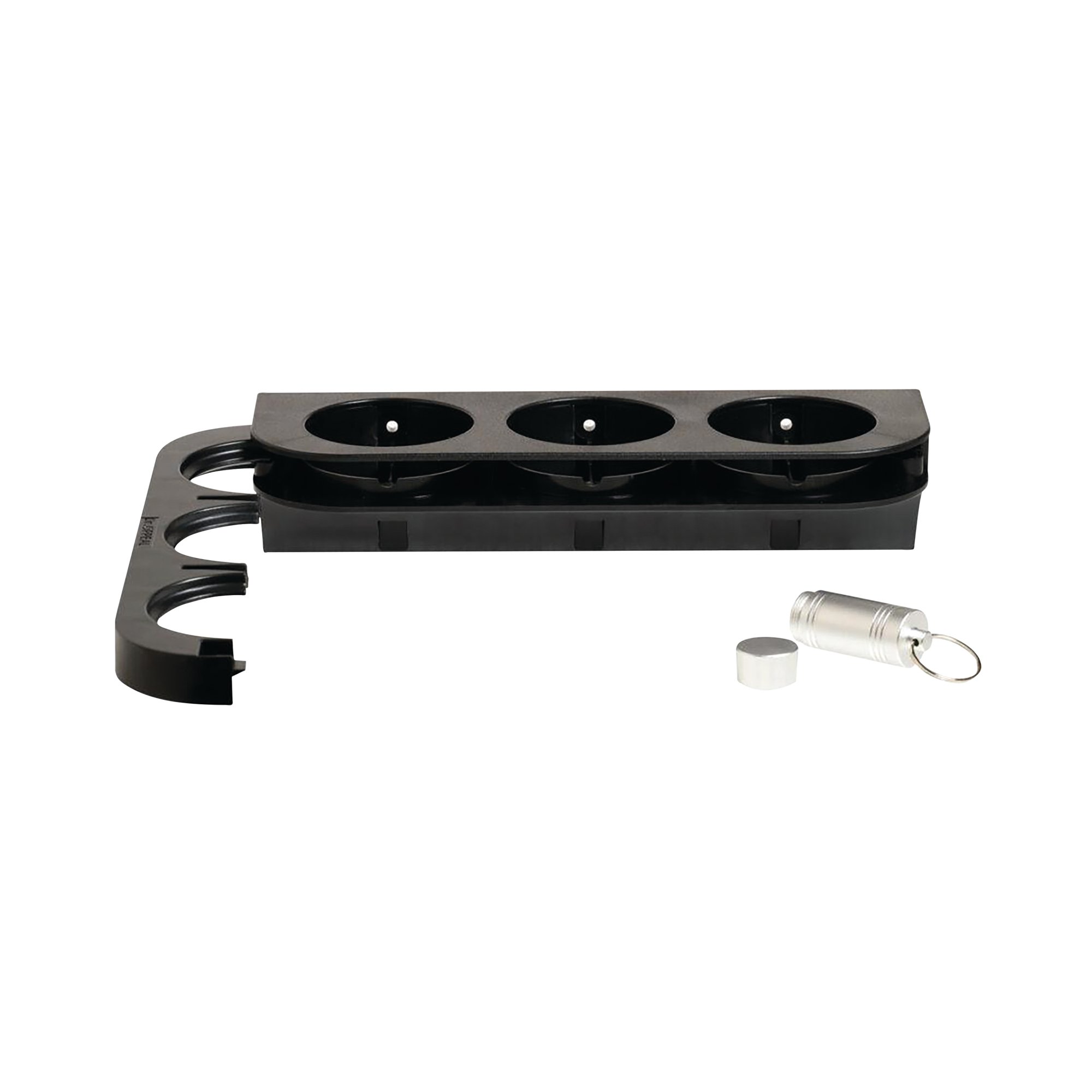 M SYSTEM BLACK TRIPLE BRACKET PK2