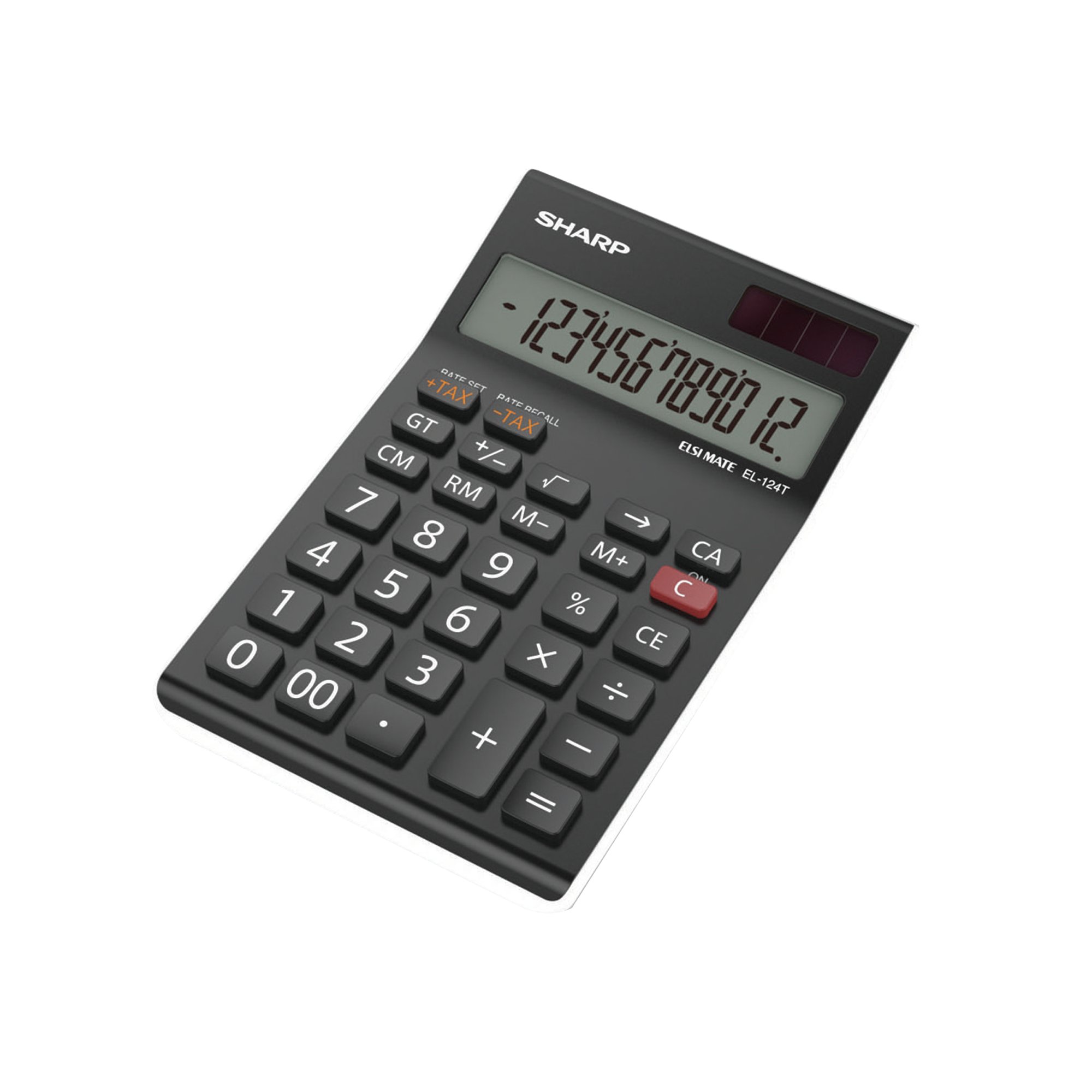 SHARP EL124AT DESK CALC EL124ATWH