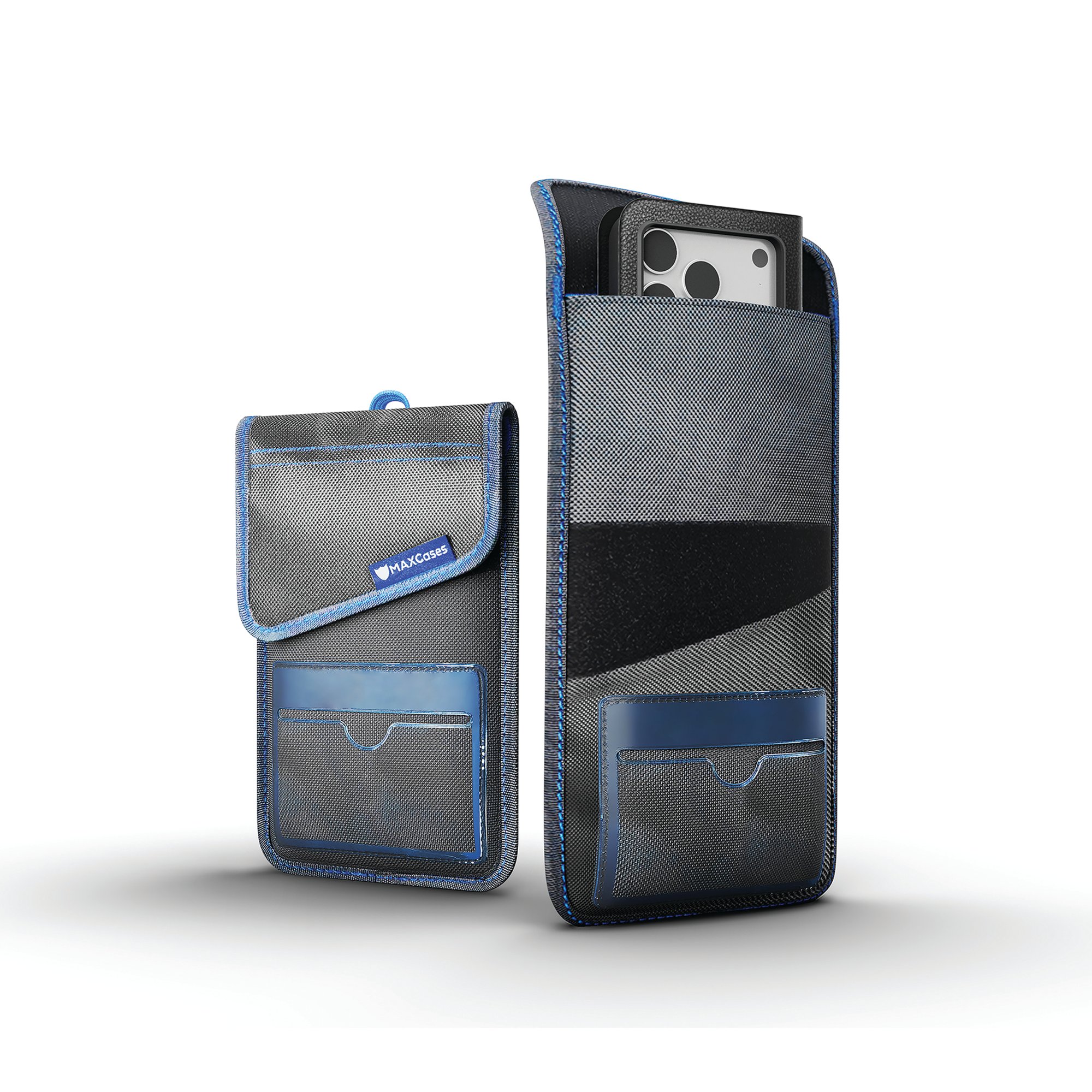 SHIELDBLOC POUCH W RF BLOCKING GREY