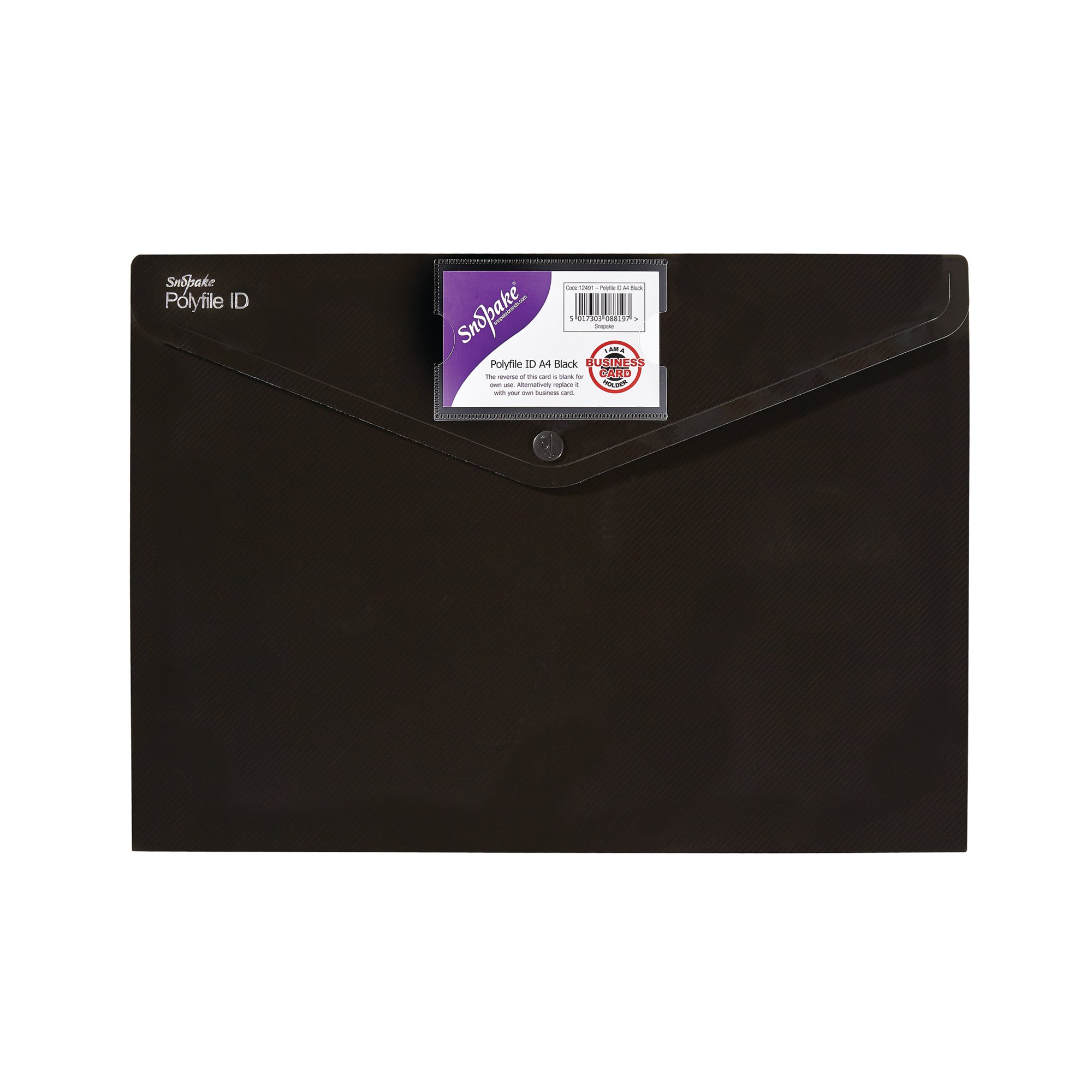 SNOPAKE POLYFILE ID A4 BLACK PK5