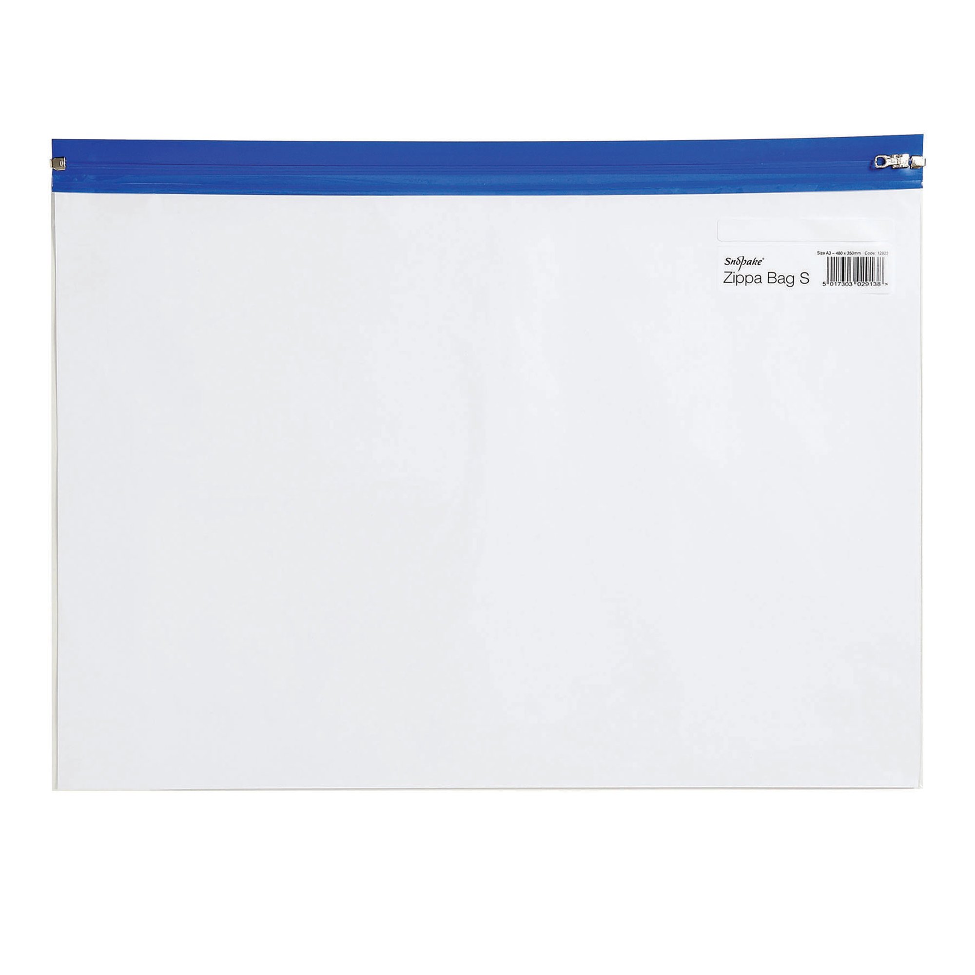 SNOPAKE ZIPPA-BAG S A4 BLUE PK25