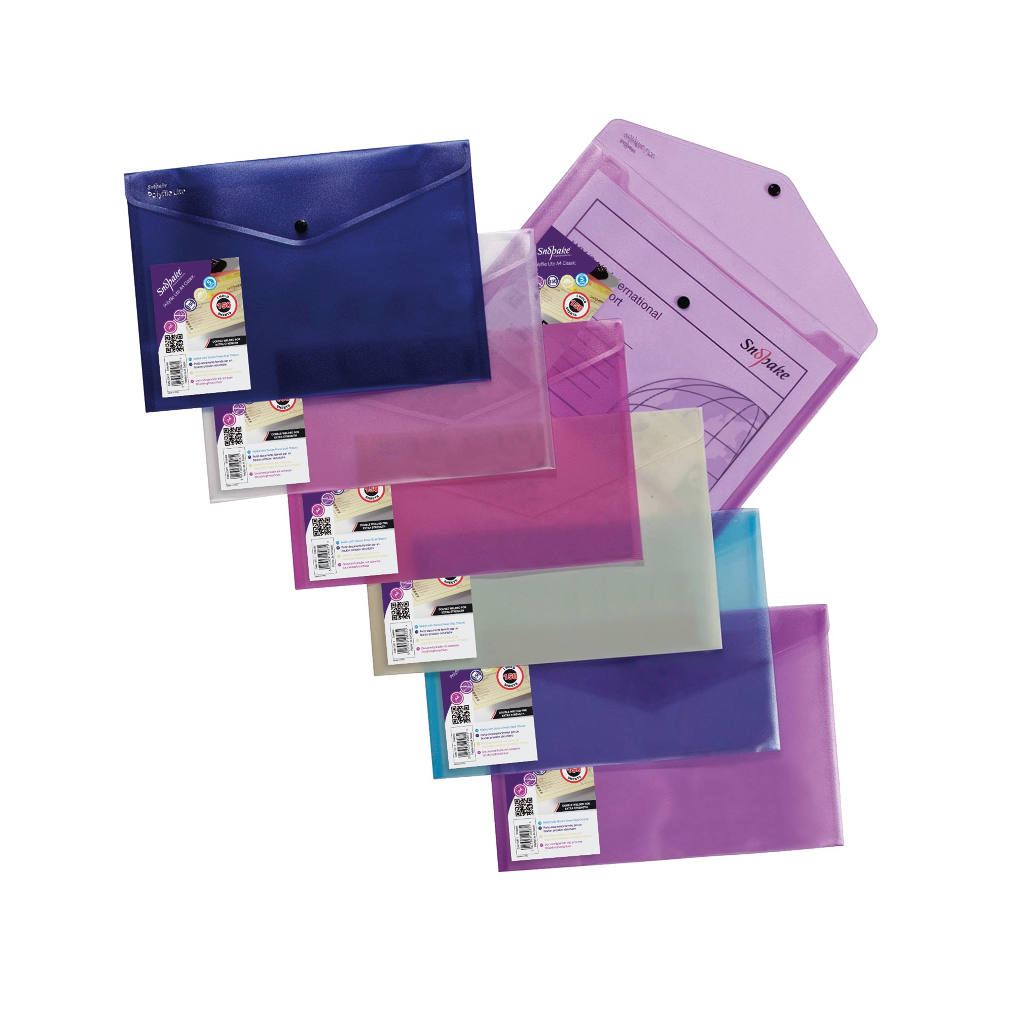 SNOPAKE LITE POLYFILE A4 AST 15411