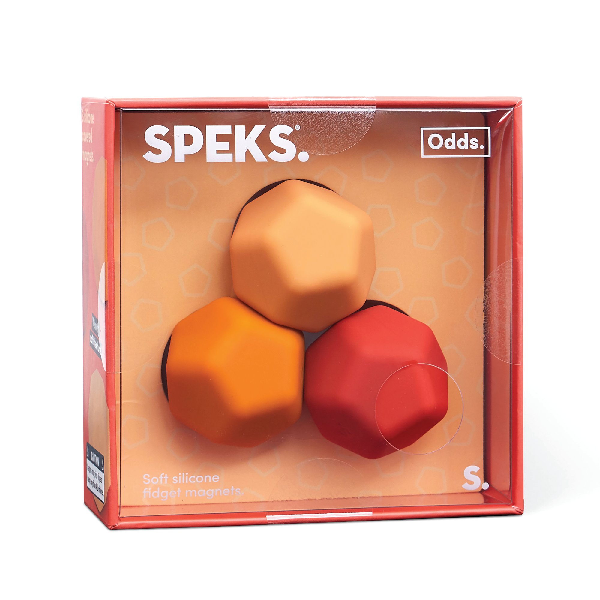 ODDS SILICONE MAGNETS ORANGE PK3