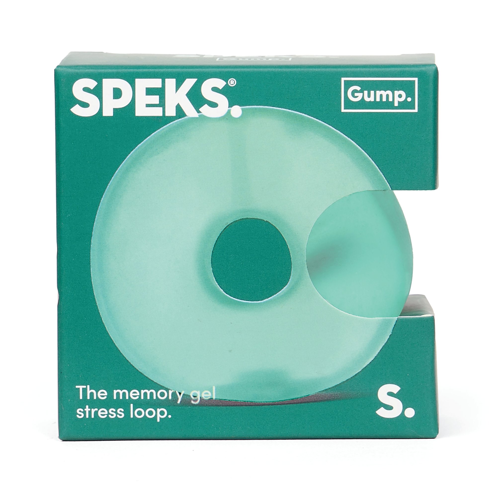 GUMP STRESS BALL LOOP SEA GLASS